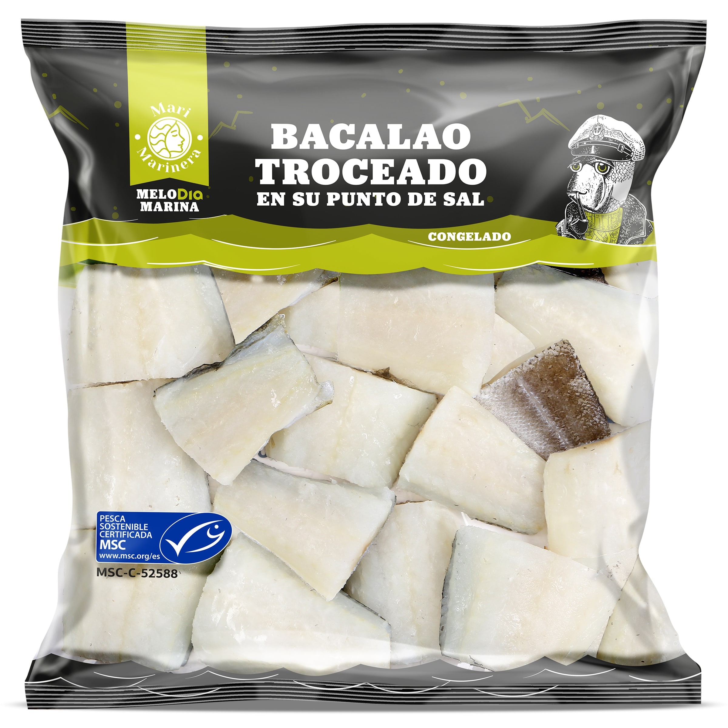 Bacalao troceado MSC Dia Mari Marinera 360 g