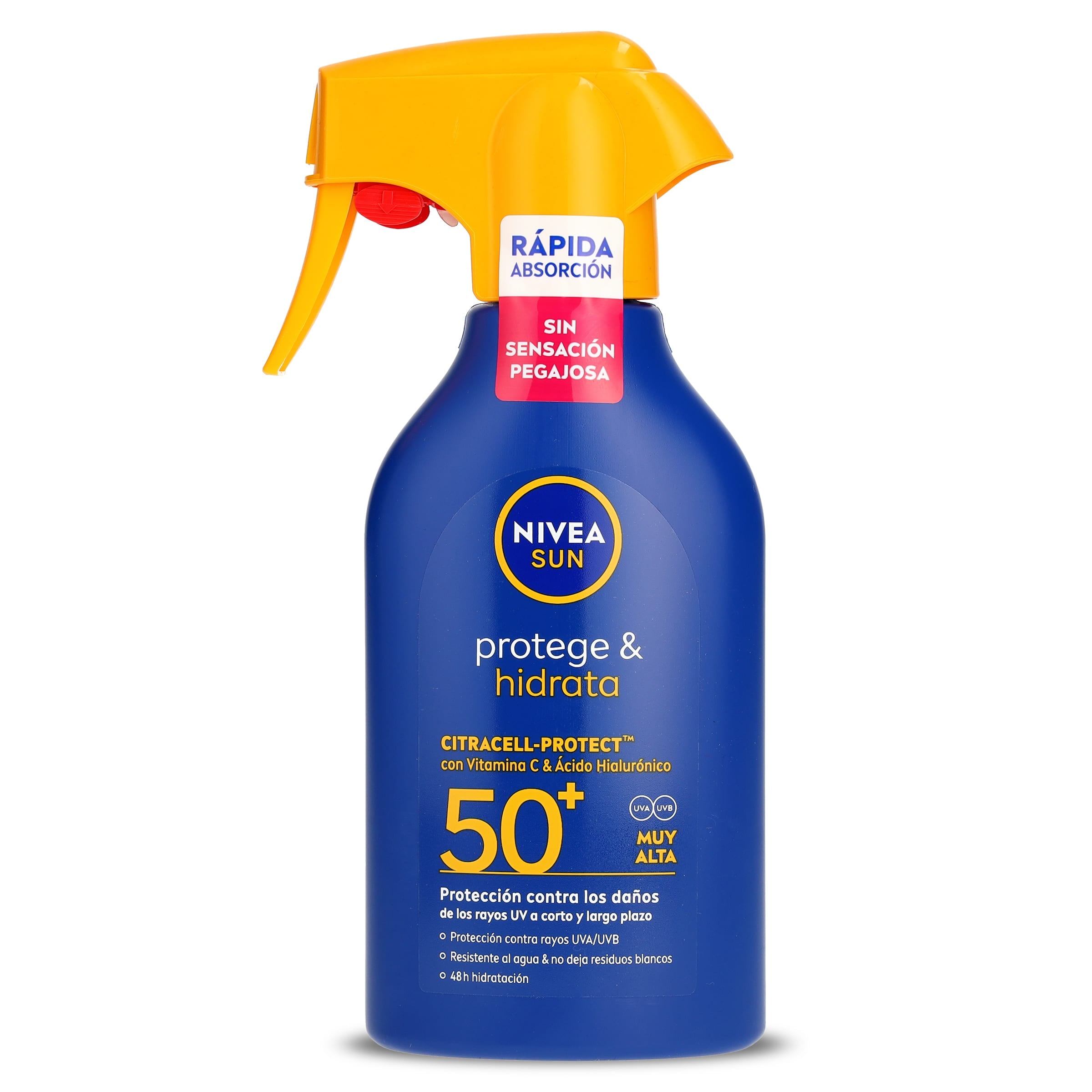 Protector solar en spray protege & hidrata SPF 50+ Nivea Sun 250 ml