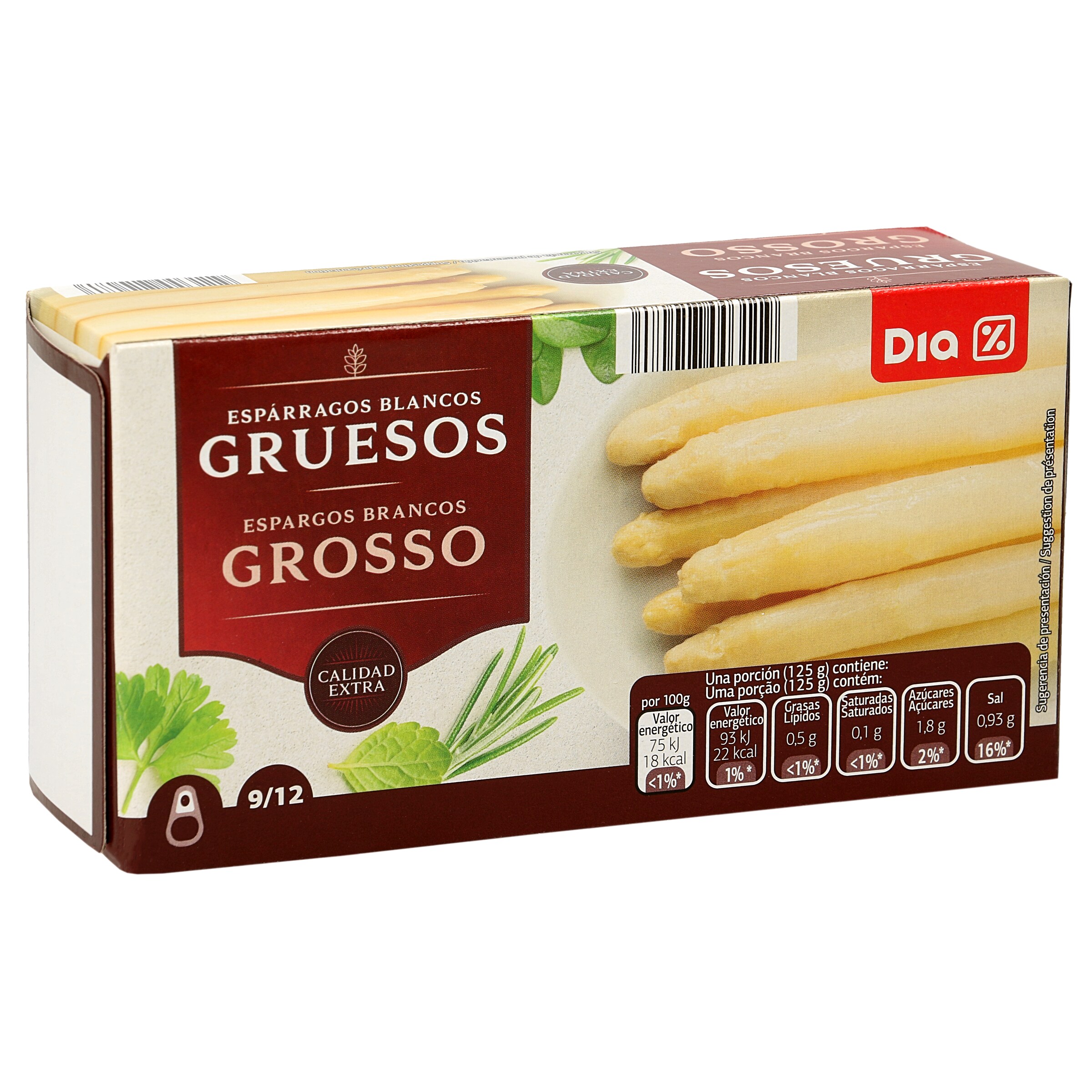 DIA esparrago grueso 9/16 LATA 250 gr