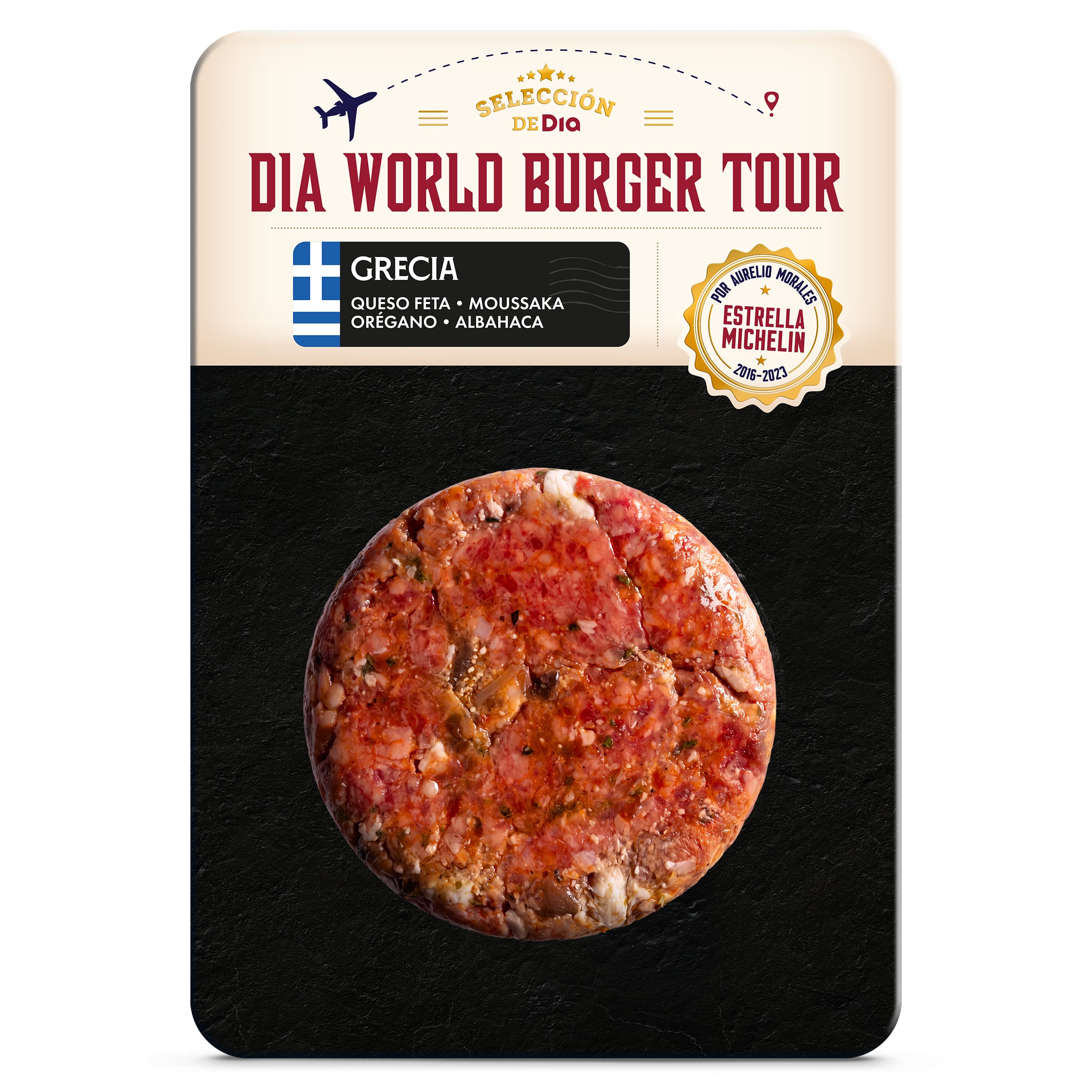 World Burger Grecia Selección de Dia 120 g