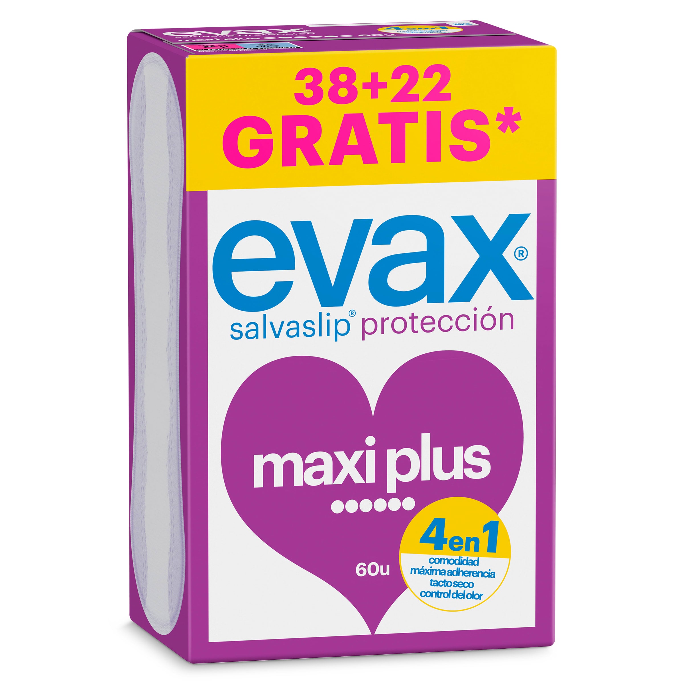 Protegeslip maxi plus Evax 60 unidades