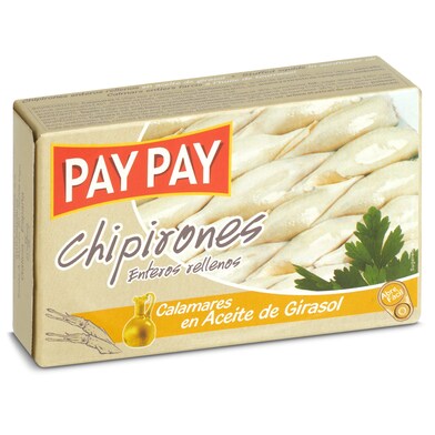Chipirones rellenos en aceite girasol Pay pay 72 g-0 Chipirones rellenos en aceite girasol Pay pay 72 g-0