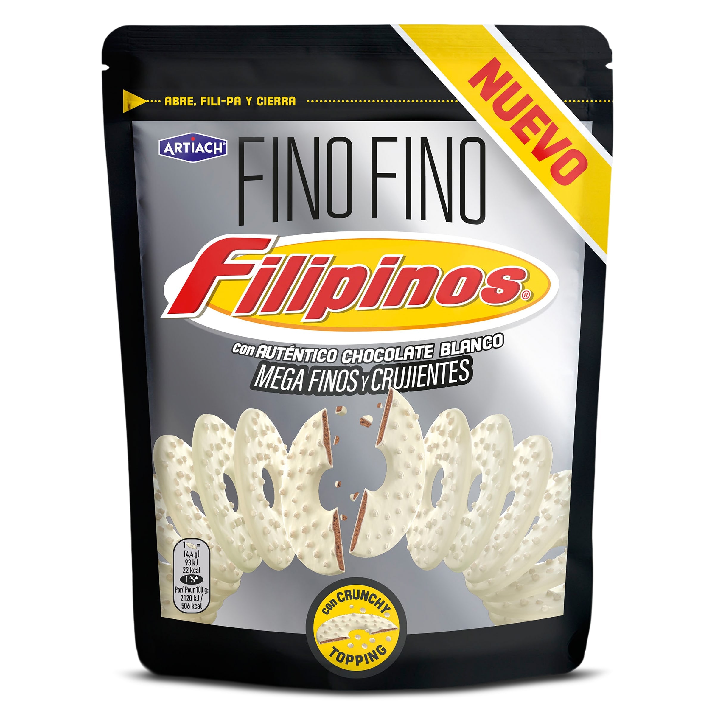 Filipinos chocolate blanco finos 87 g