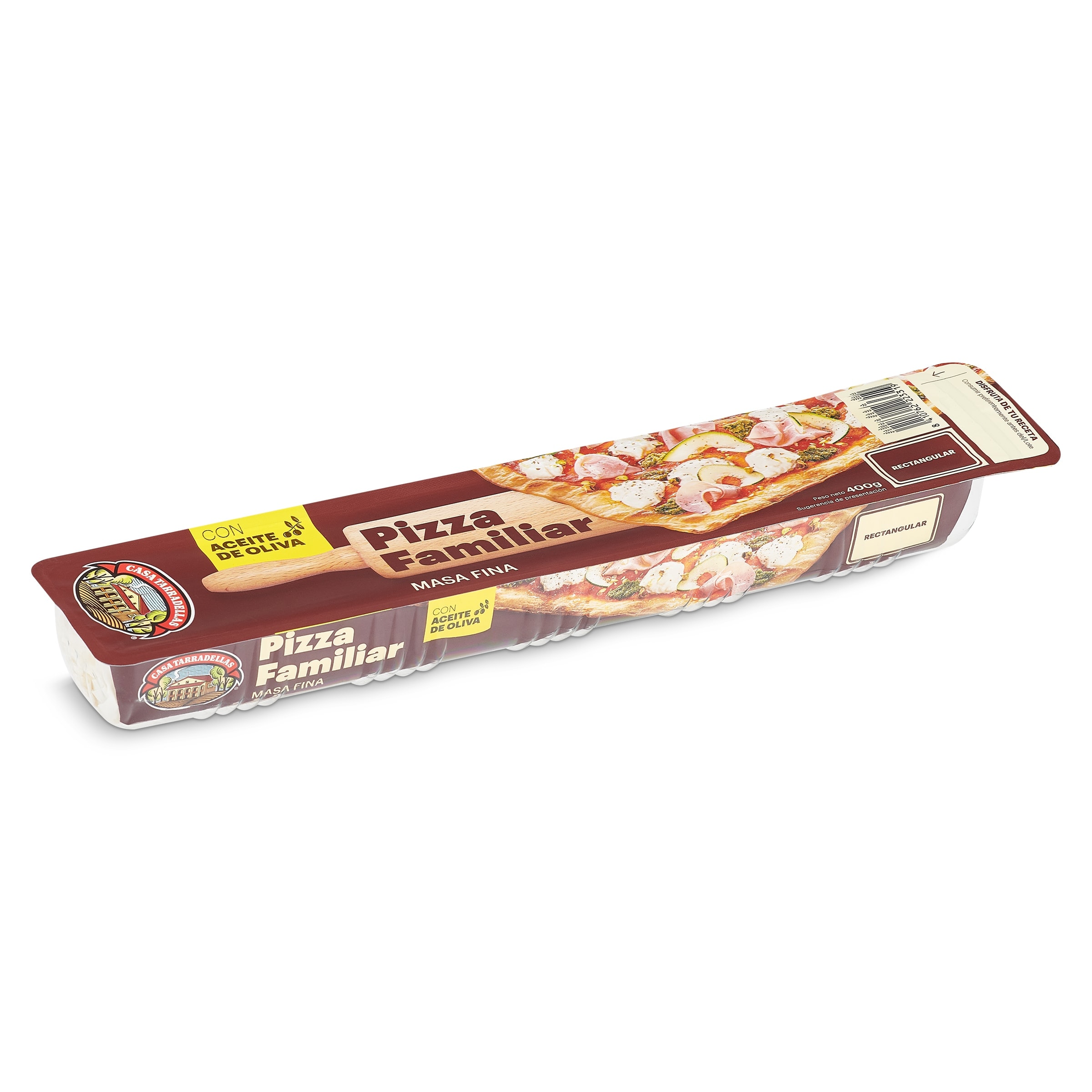 Masa fina para pizza familiar Casa Tarradellas 400 g