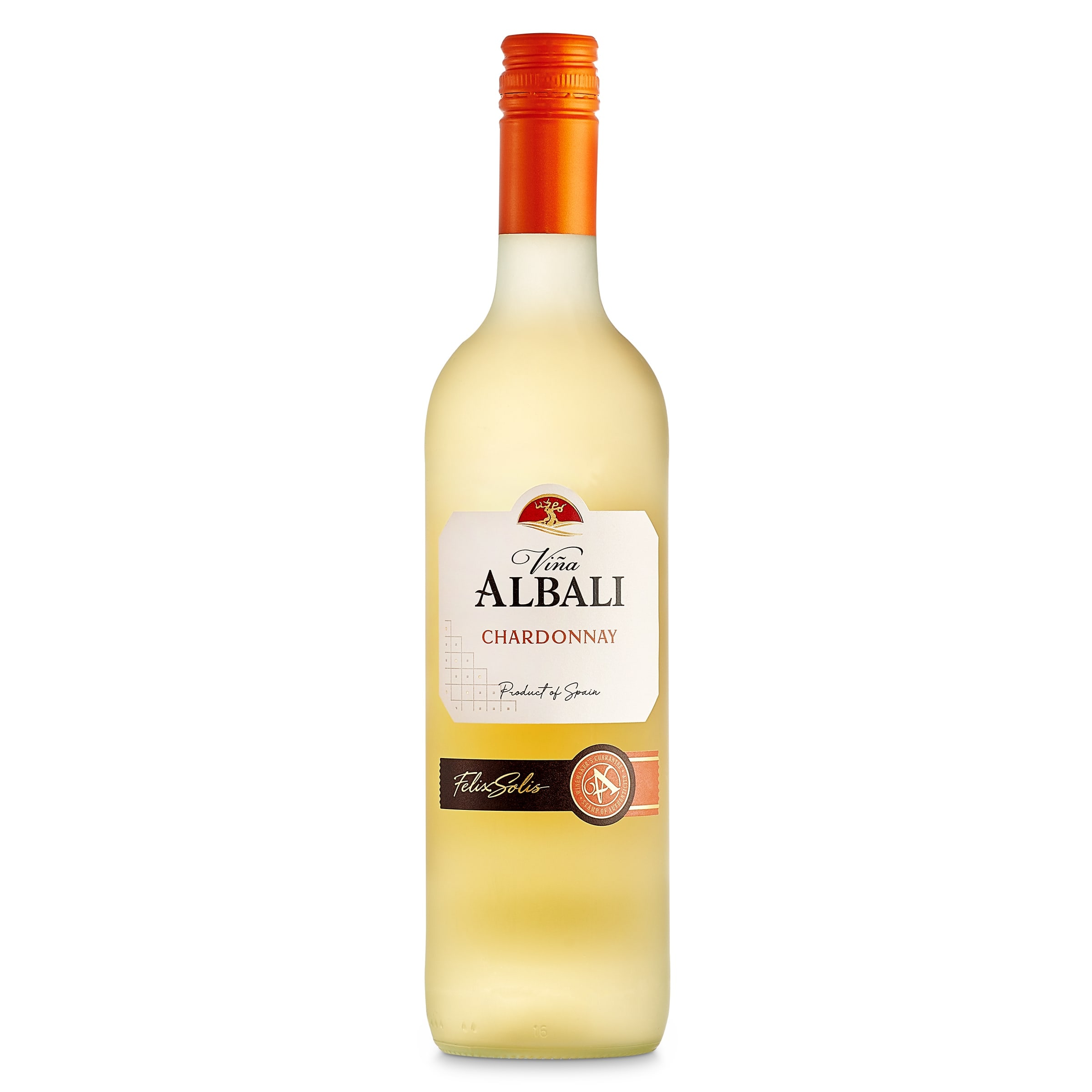 Vino blanco chardonnay D.O. Valdepeñas Viña Albalí 75 cl