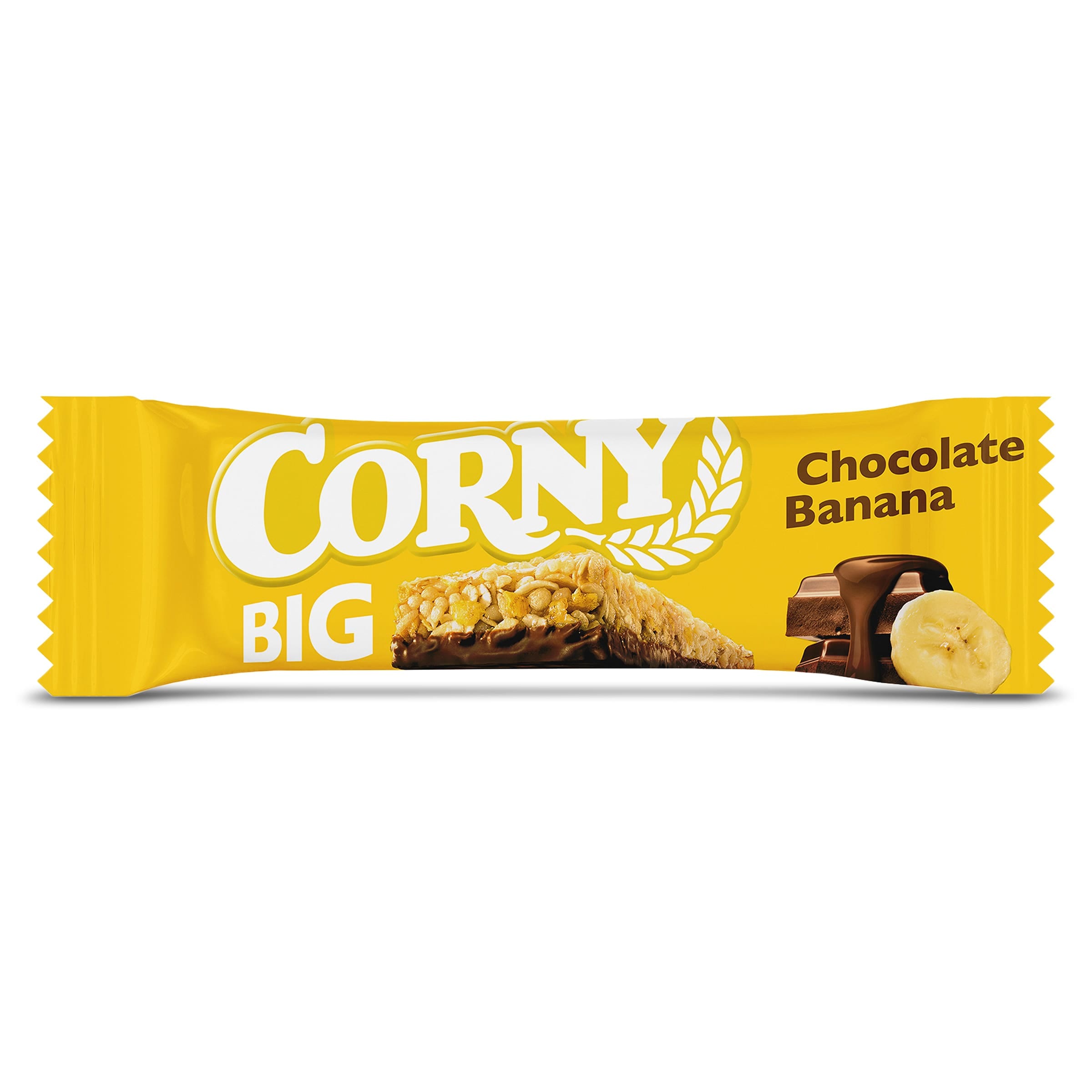 Barrita de cereales chocolate y banana Corny 50 g