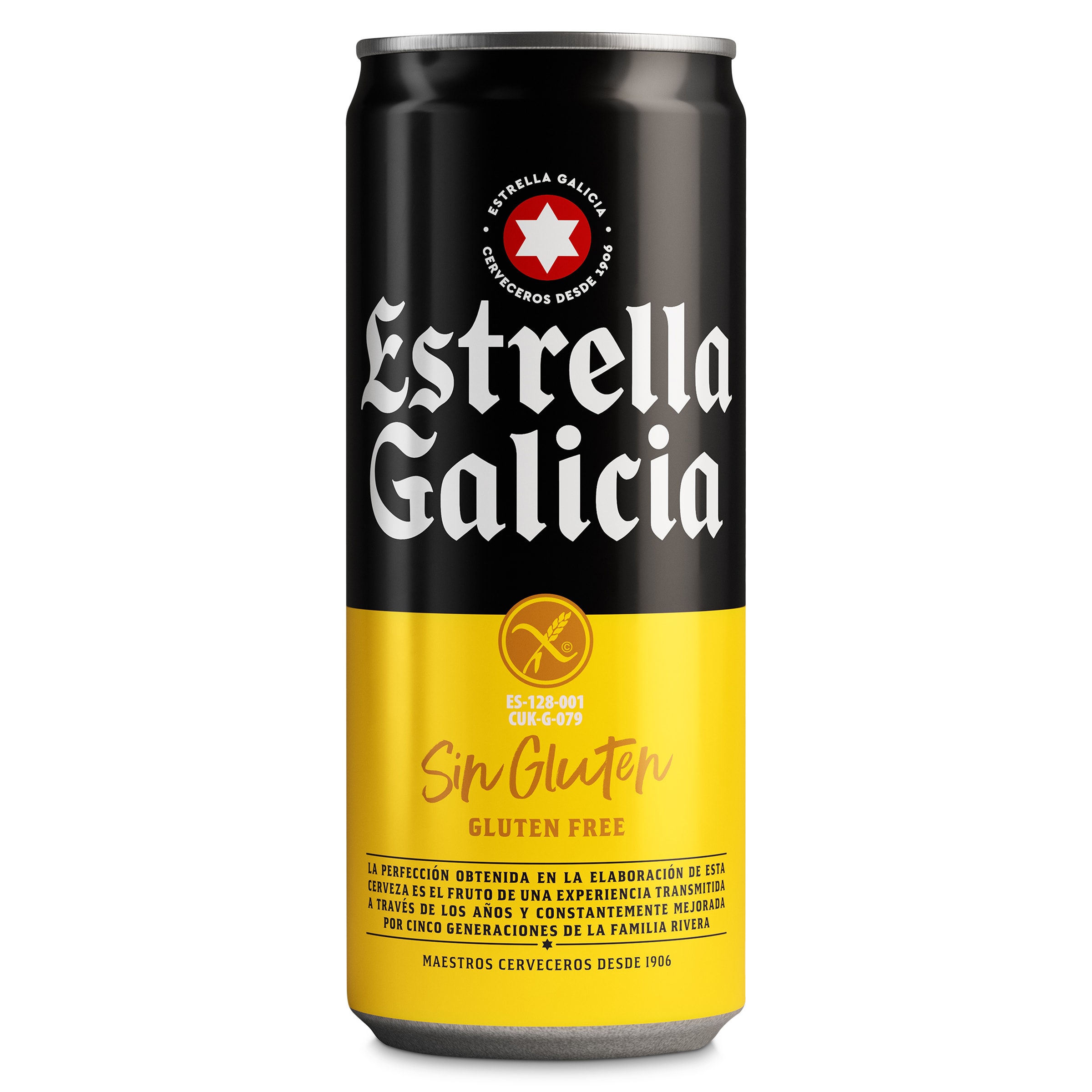 Cerveza sin gluten Estrella Galicia 33 cl