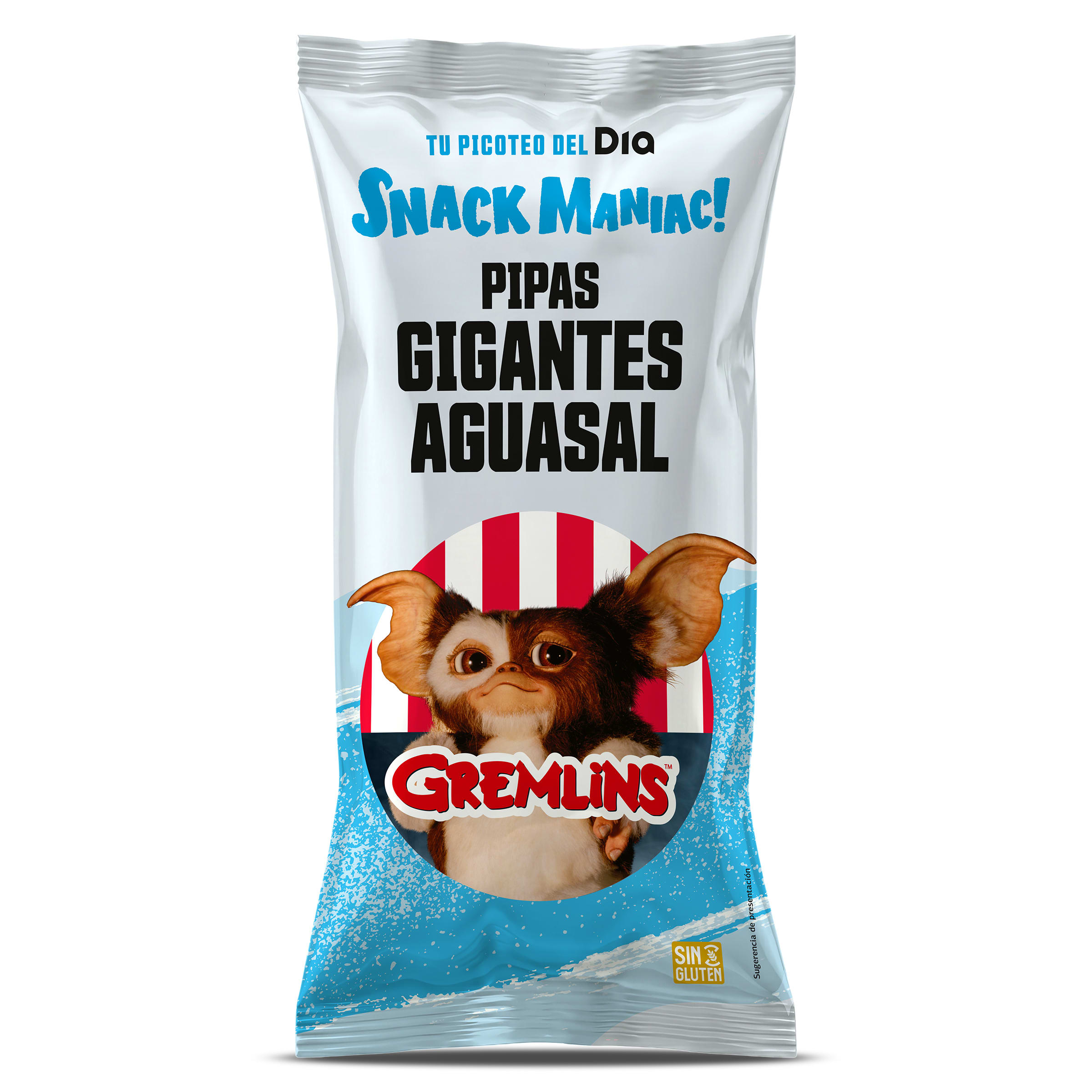 Pipas gigantes aguasal Gremlins Dia Snack Maniac 200 g