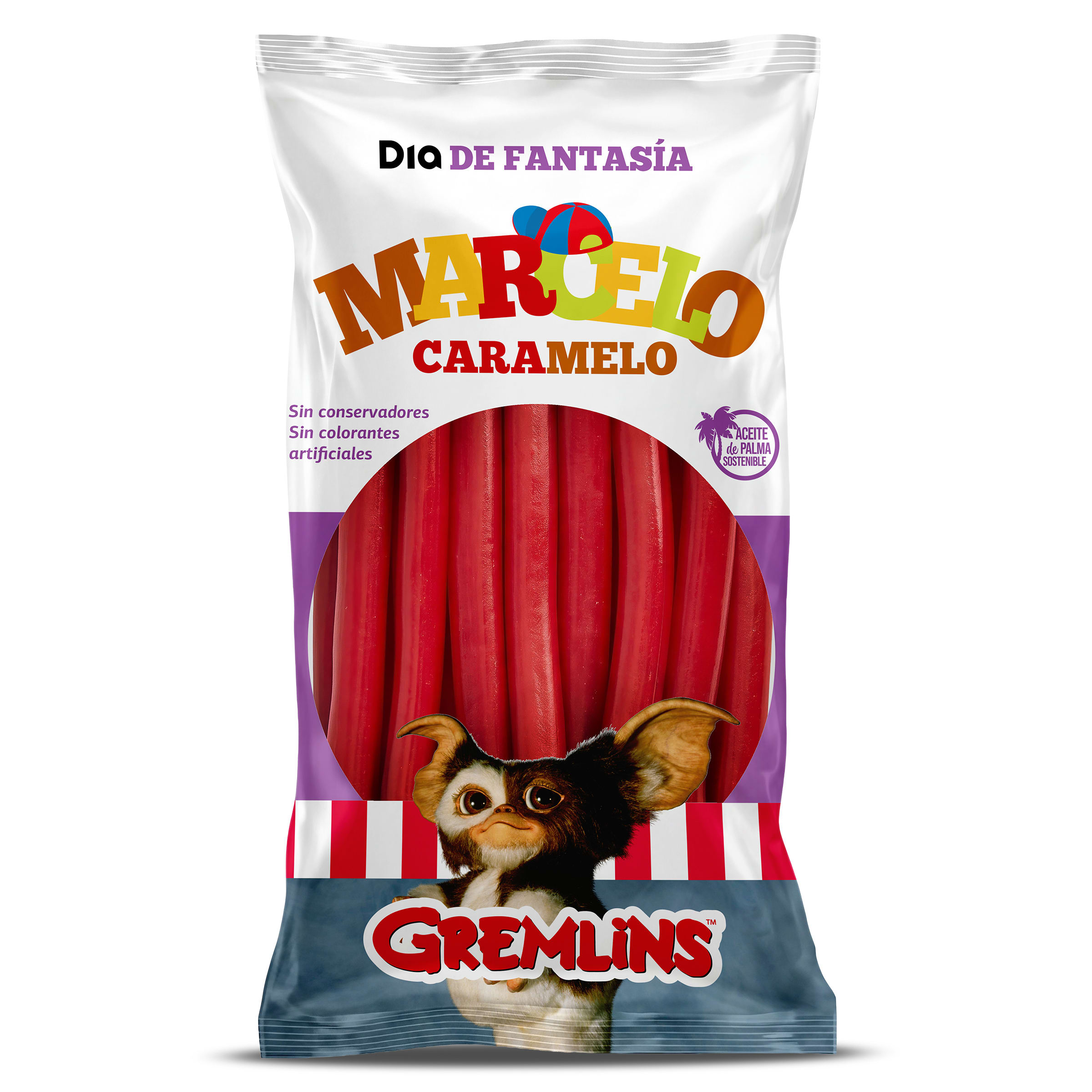 Regaliz relleno Gremlins Dia Marcelo Caramelo 225 g
