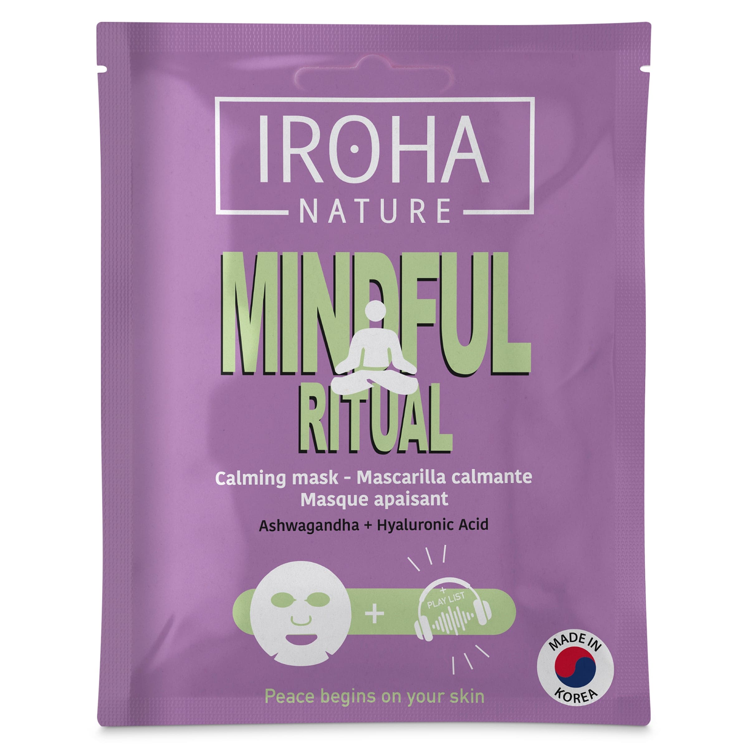 Mascarilla facial mindful ritual Iroha nature 1 unidad