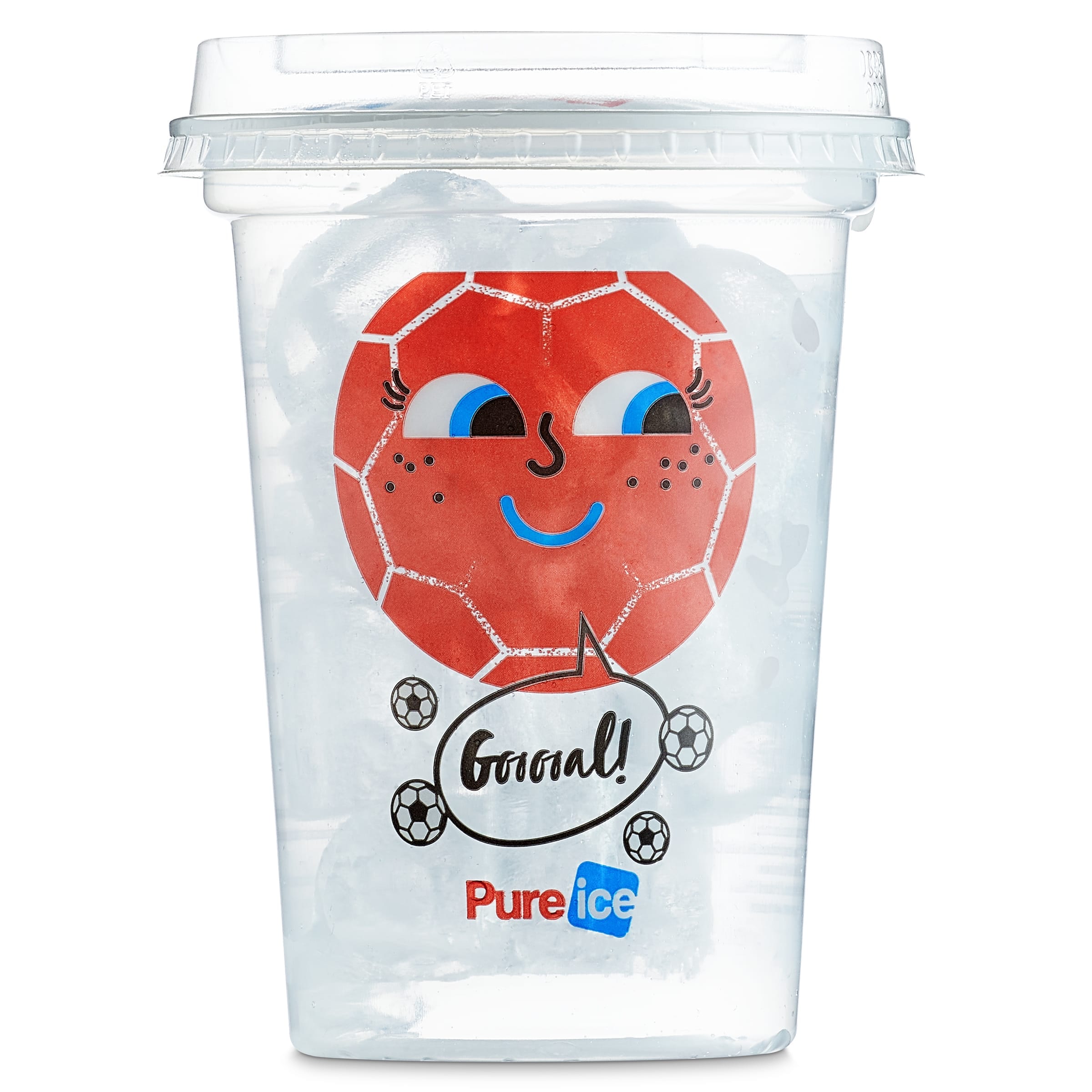 Vaso con cubitos de hielo Pure ice 130 g