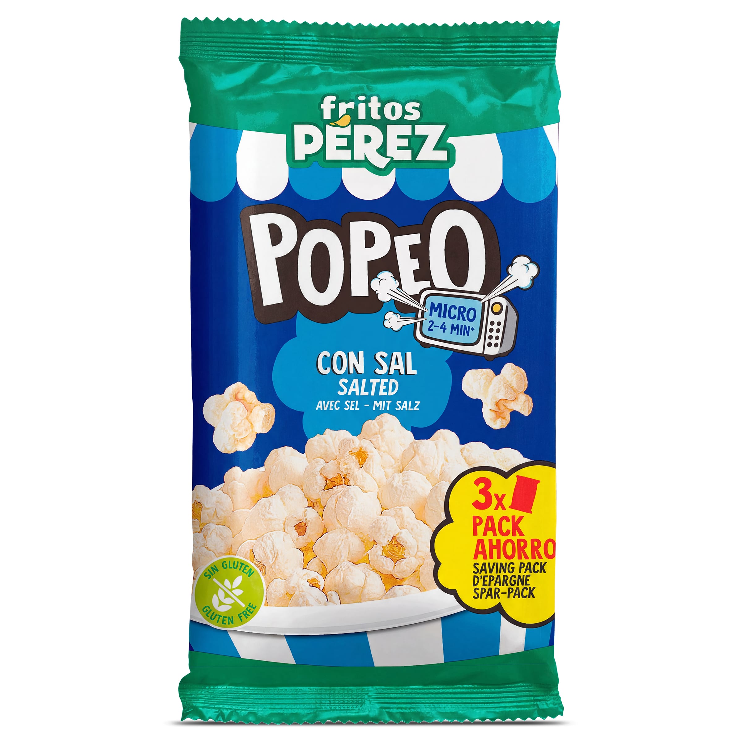 Palomitas con sal para microondas Fritos Pérez 300 g