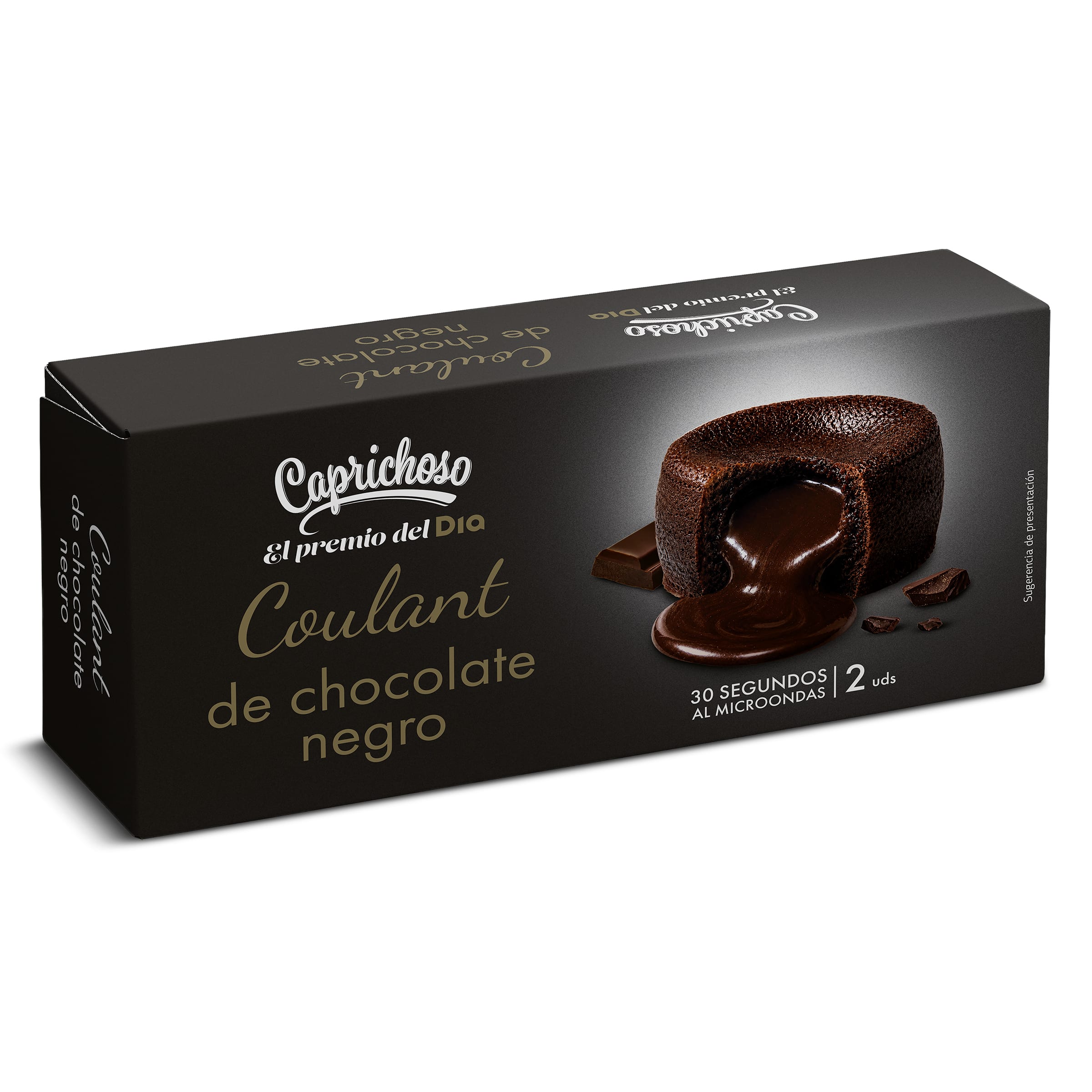 Coulant de chocolate negro Dia Caprichoso 200 g