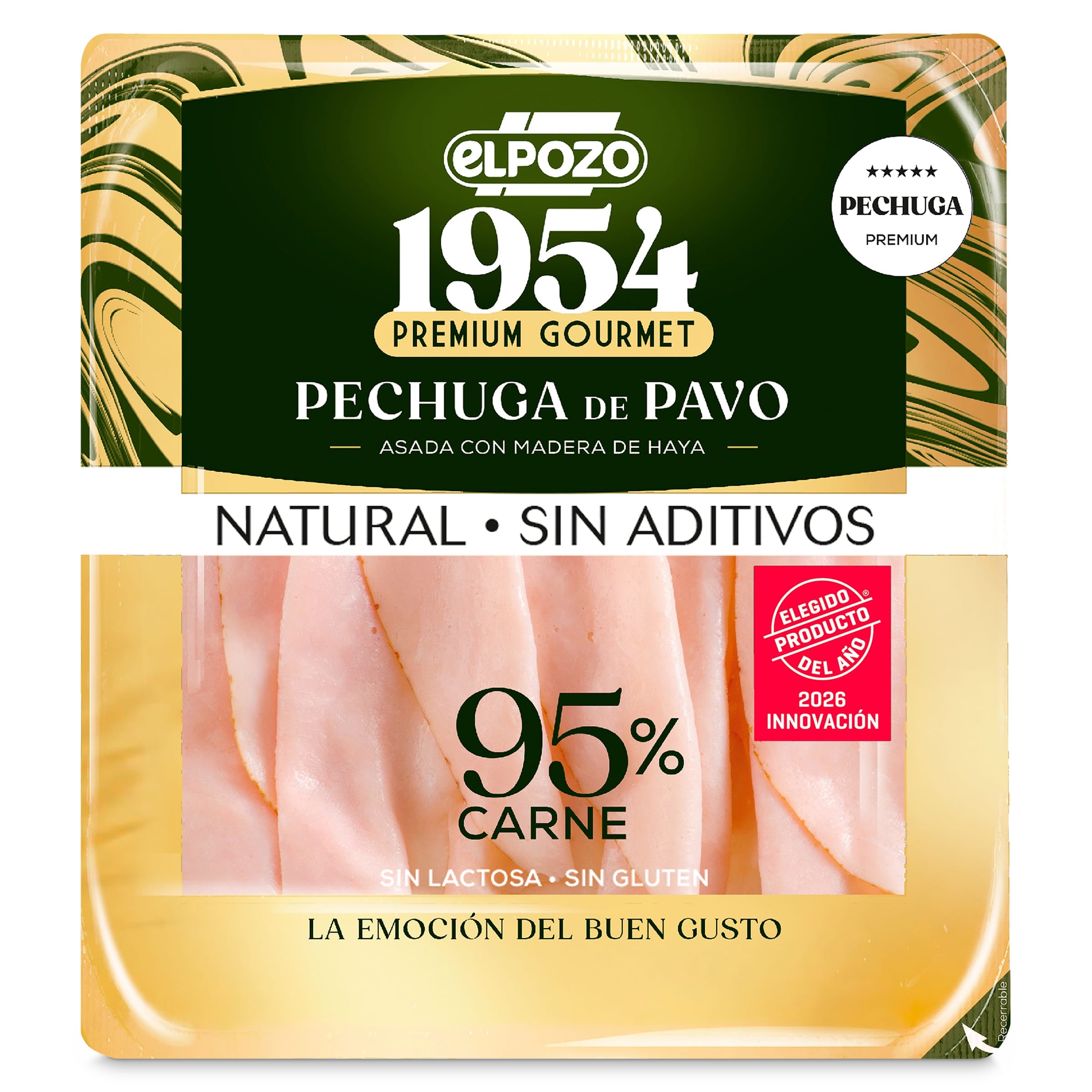 Pechuga de pavo 95% Elpozo 1954 120 g