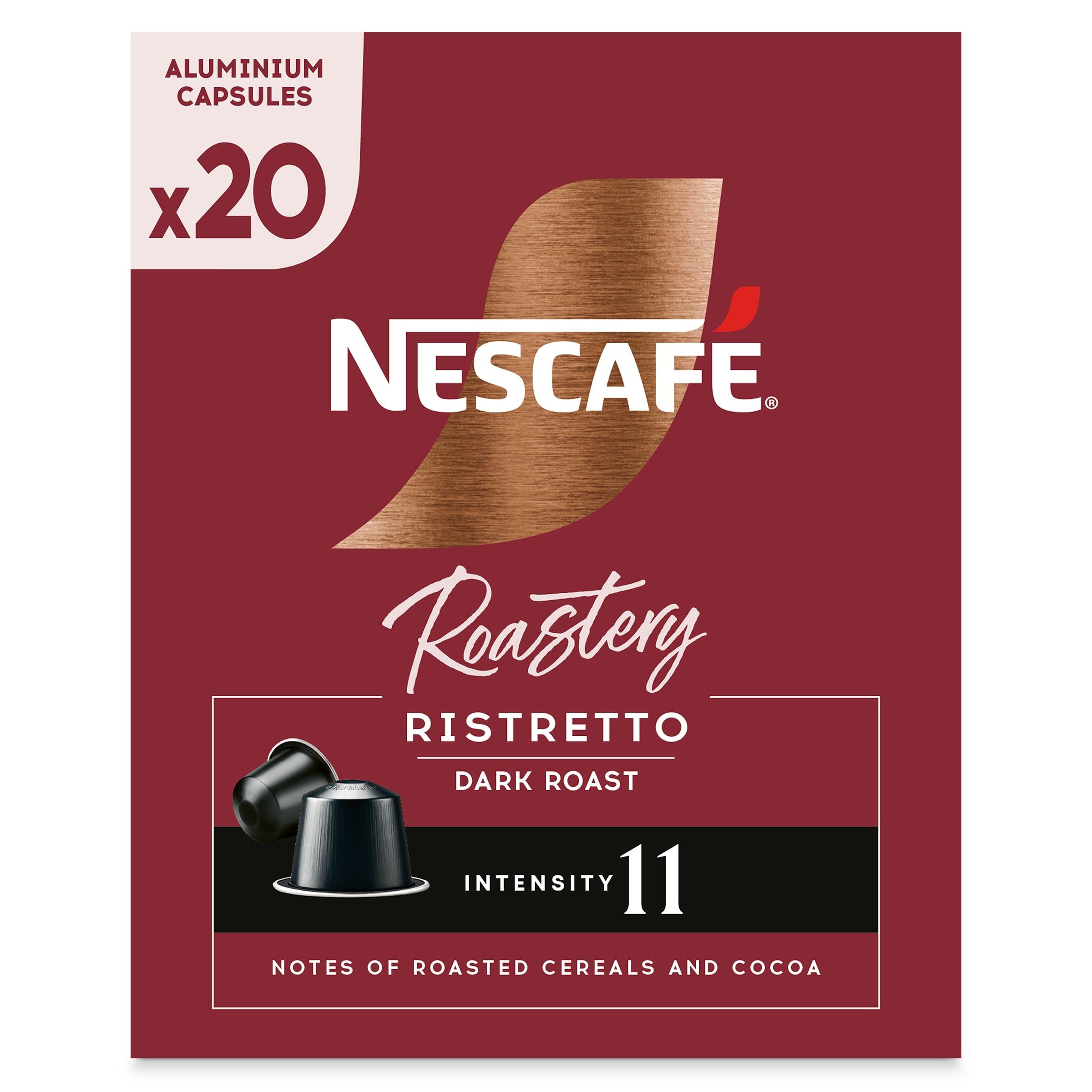 Cápsulas de café ristretto Nescafé 20 unidades