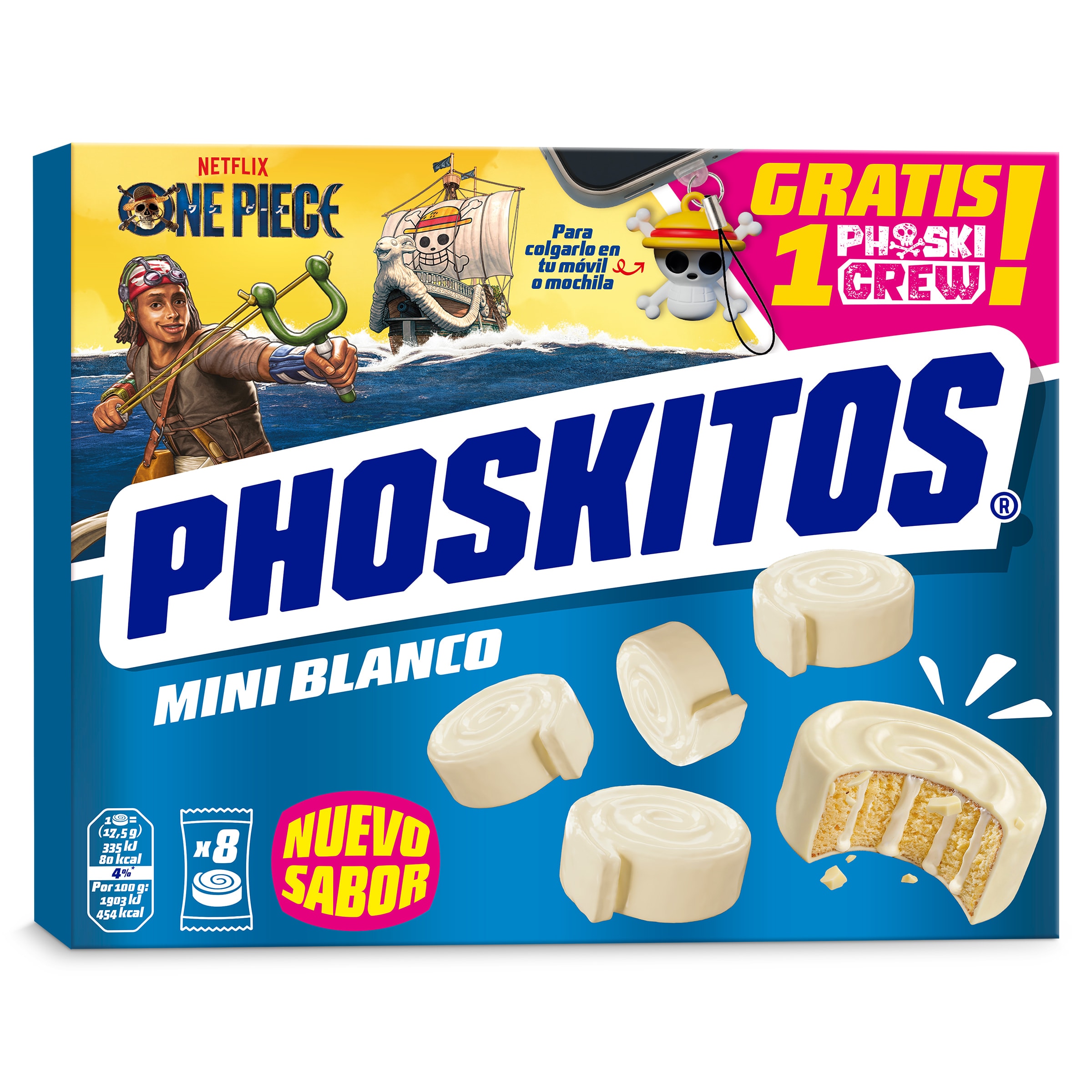 Mini Phoskitos chocolate blanco 140 g
