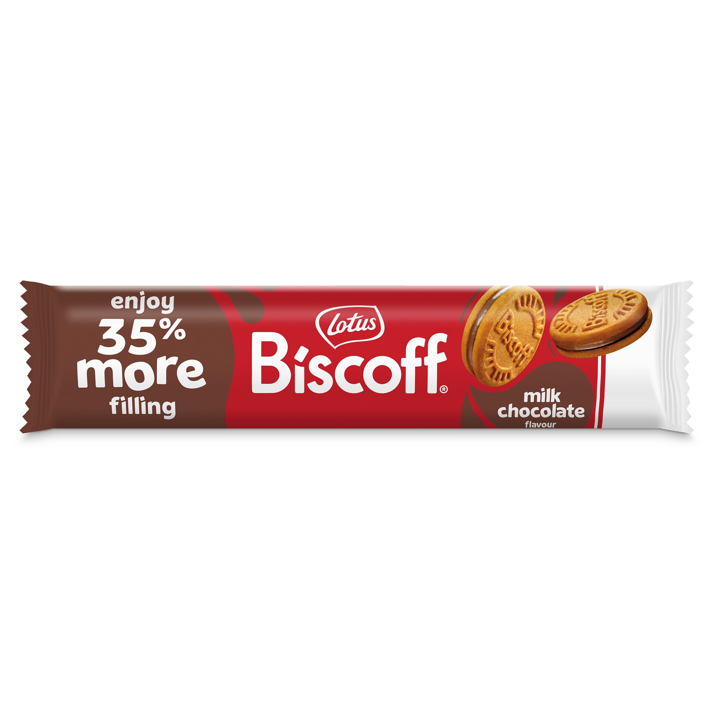 Galletas caramelizadas rellenas de chocolate Lotus Biscoff 154 g