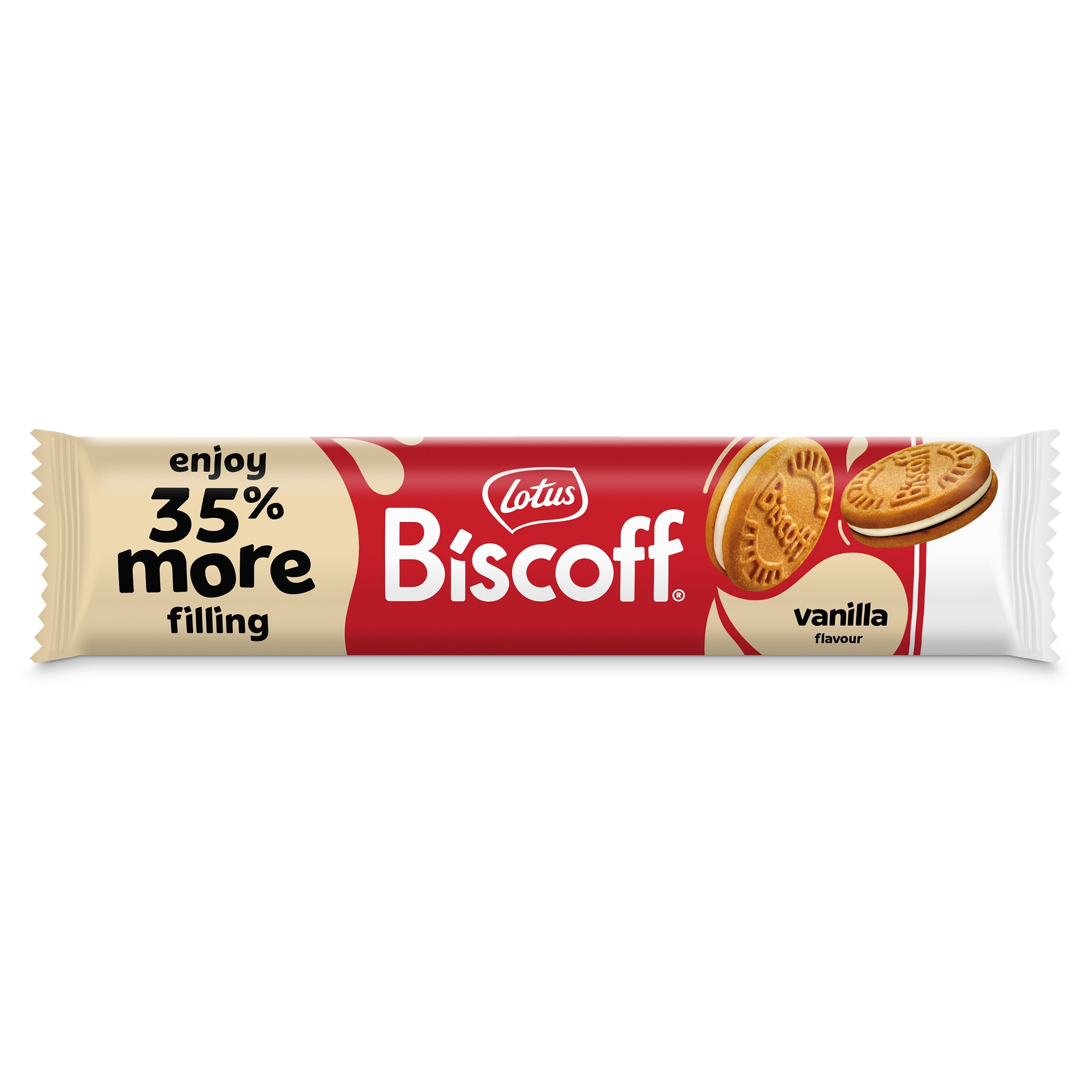 Galletas caramelizadas rellenas de vainilla Lotus Biscoff 154 g