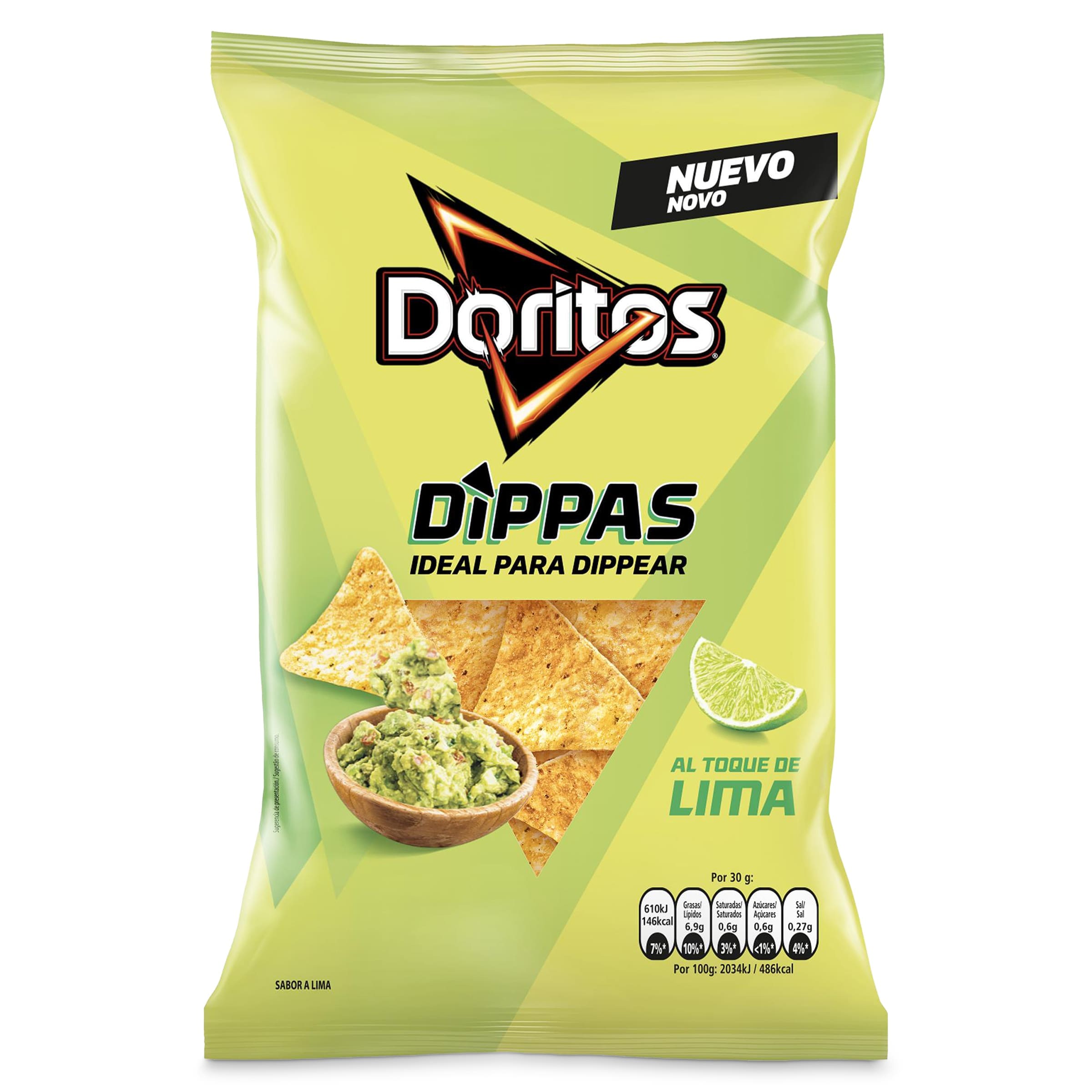 Doritos dippas al toque de lima 150 g