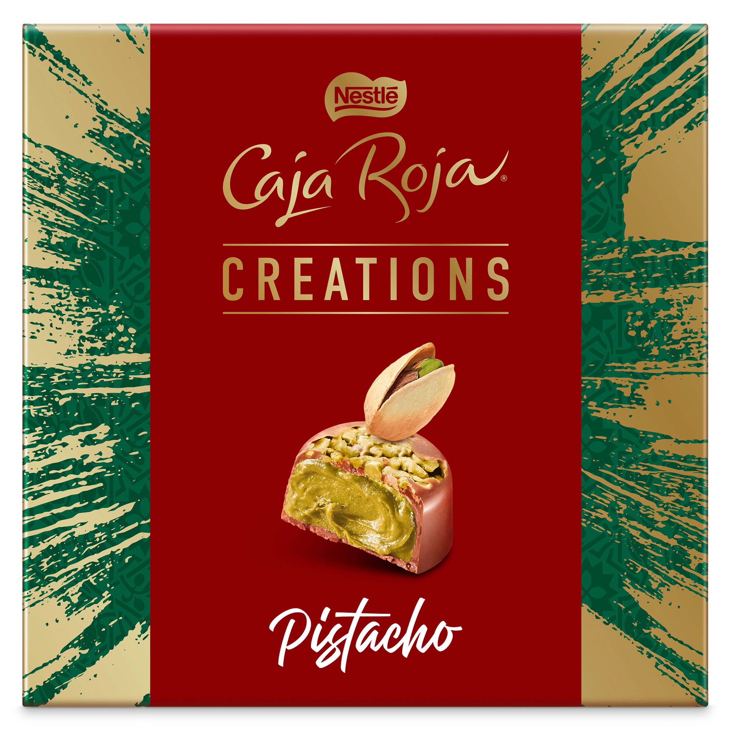 Bombones creations con pistacho Nestlé Caja Roja 112 g
