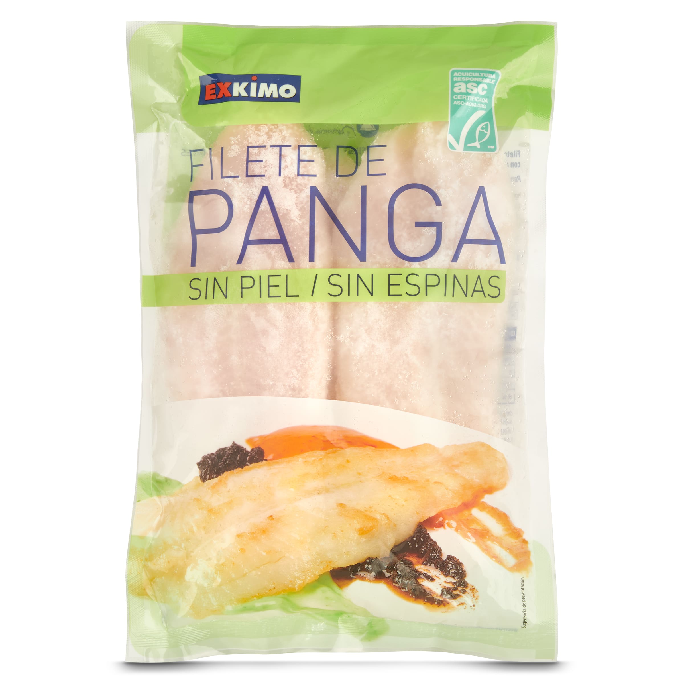 Filete de panga ASC Exkimo bolsa 480 g