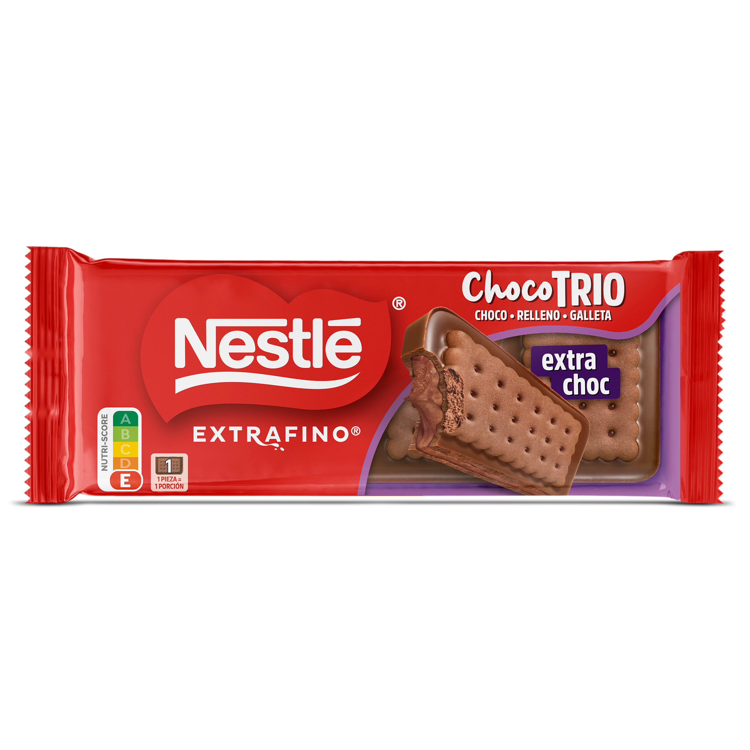 Chocotrio con extra chocolate Nestlé Extrafino 90 g