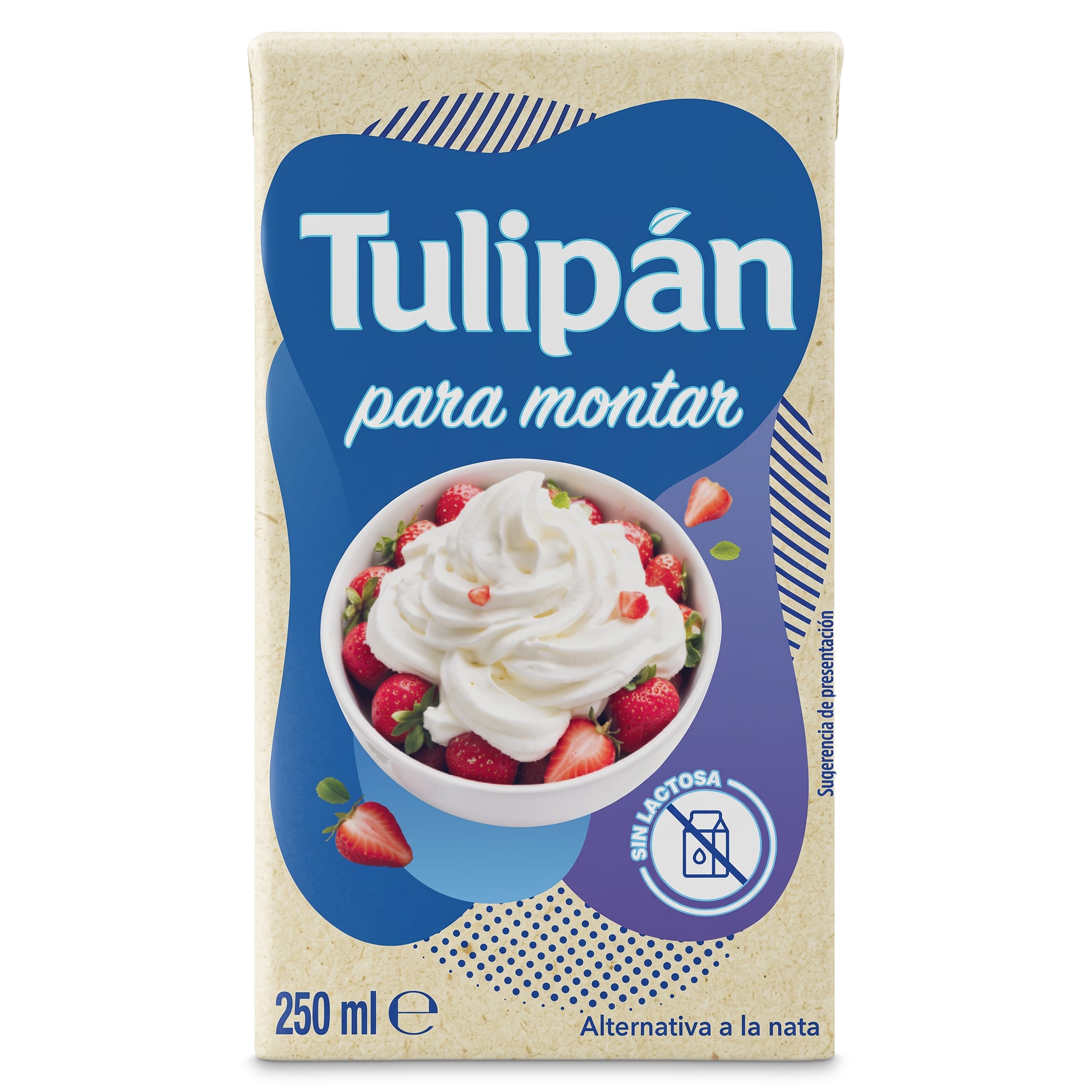 Nata vegetal para montar Tulipán 250 ml