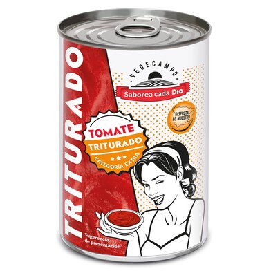 Tomate triturado Vegecampo de Dia lata 390 g-0