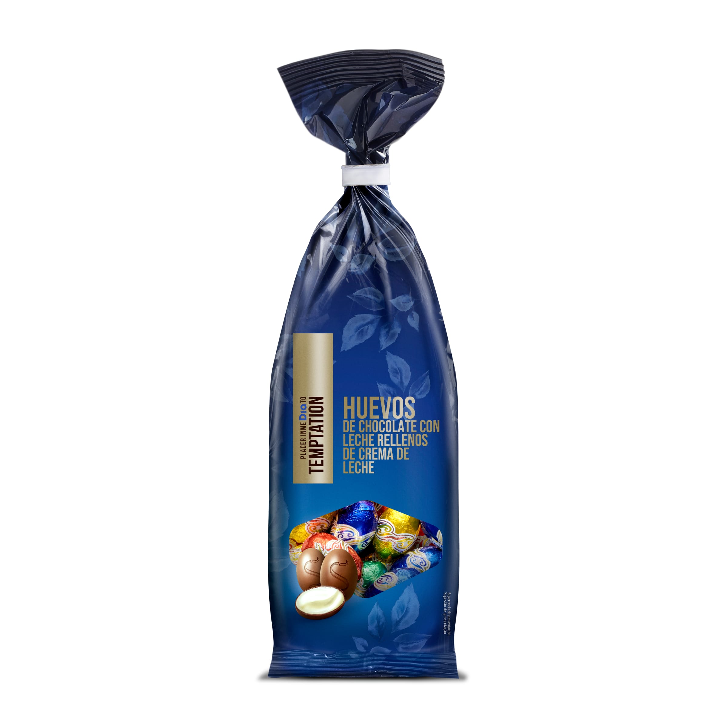 DIA TEMPTATION huevos de chocolate con leche bolsa 225 gr