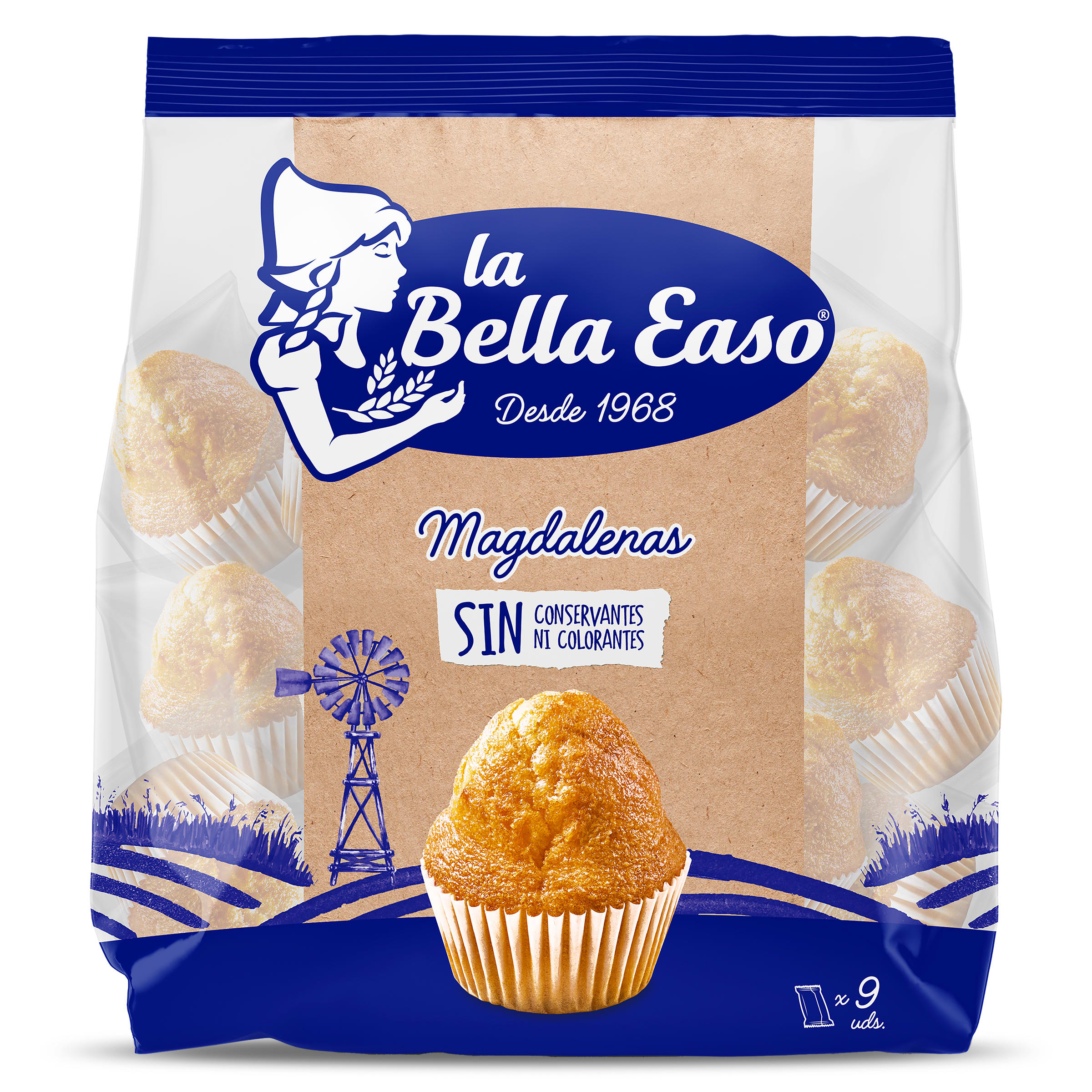 LA BELLA EASO magdalenas bolsa 10 uds 290 gr