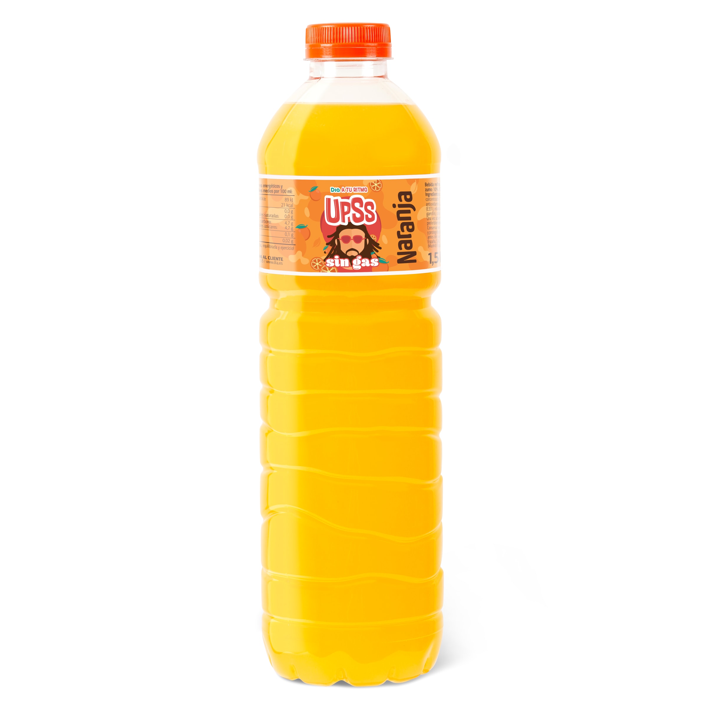 DIA FRESHQUITOS refresco de naranja sin gas botella 1.5 lt