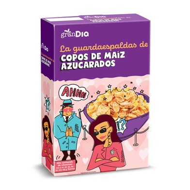 Cereales de copos de maíz con azúcar Gran Dia caja 500 g - Supermercados DIA