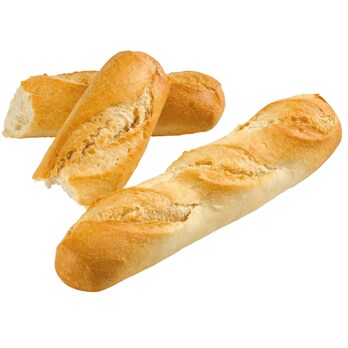 Barra de pan mini baguette bolsa 2 uds 220 gr
