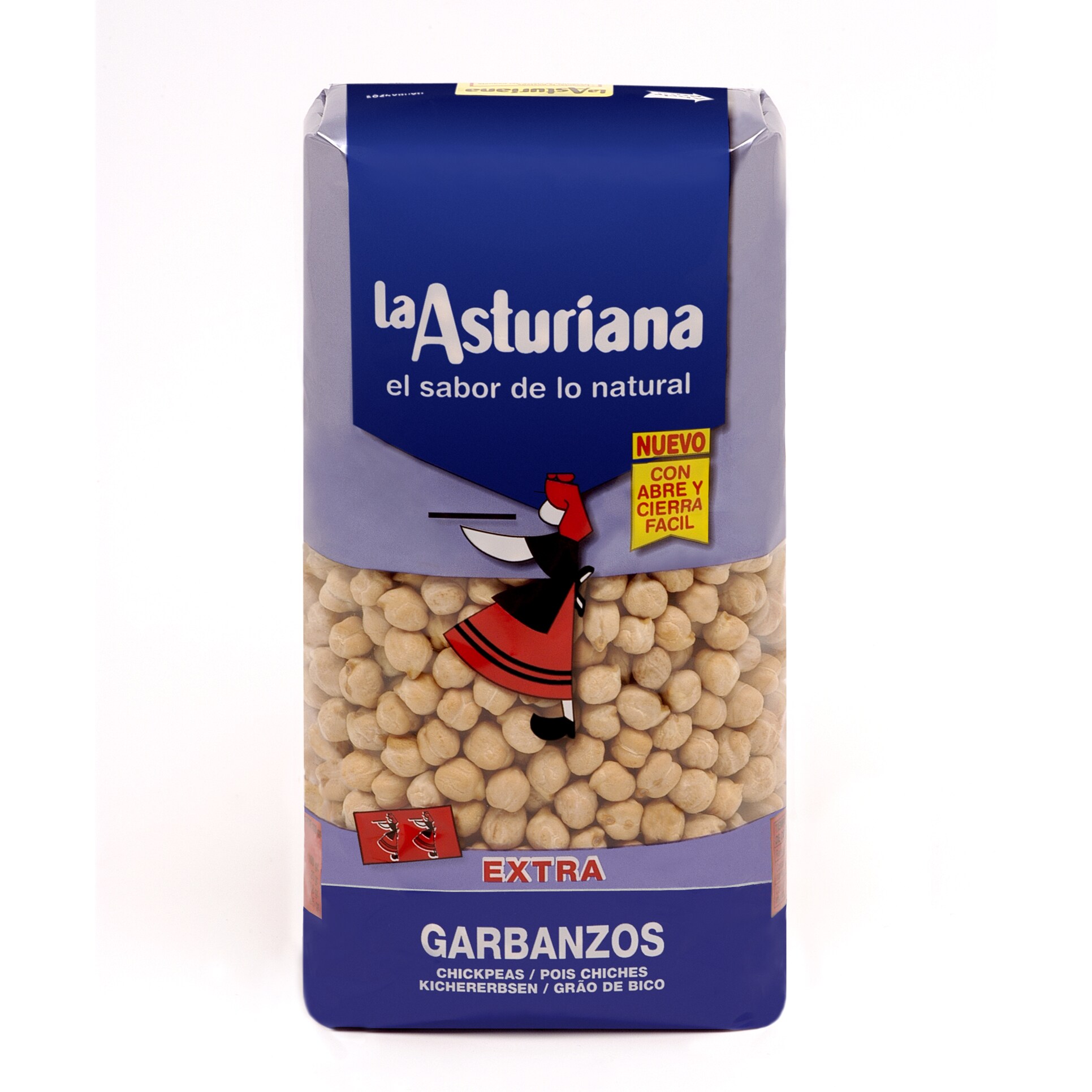 LA ASTURIANA garbanzos extra paquete 1 Kg
