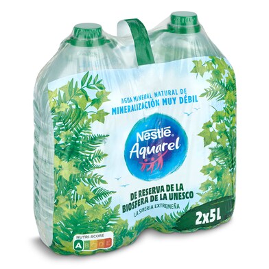 Agua mineral natural Aquarel pack 2 x 5 l-0 Agua mineral natural Aquarel pack 2 x 5 l-0