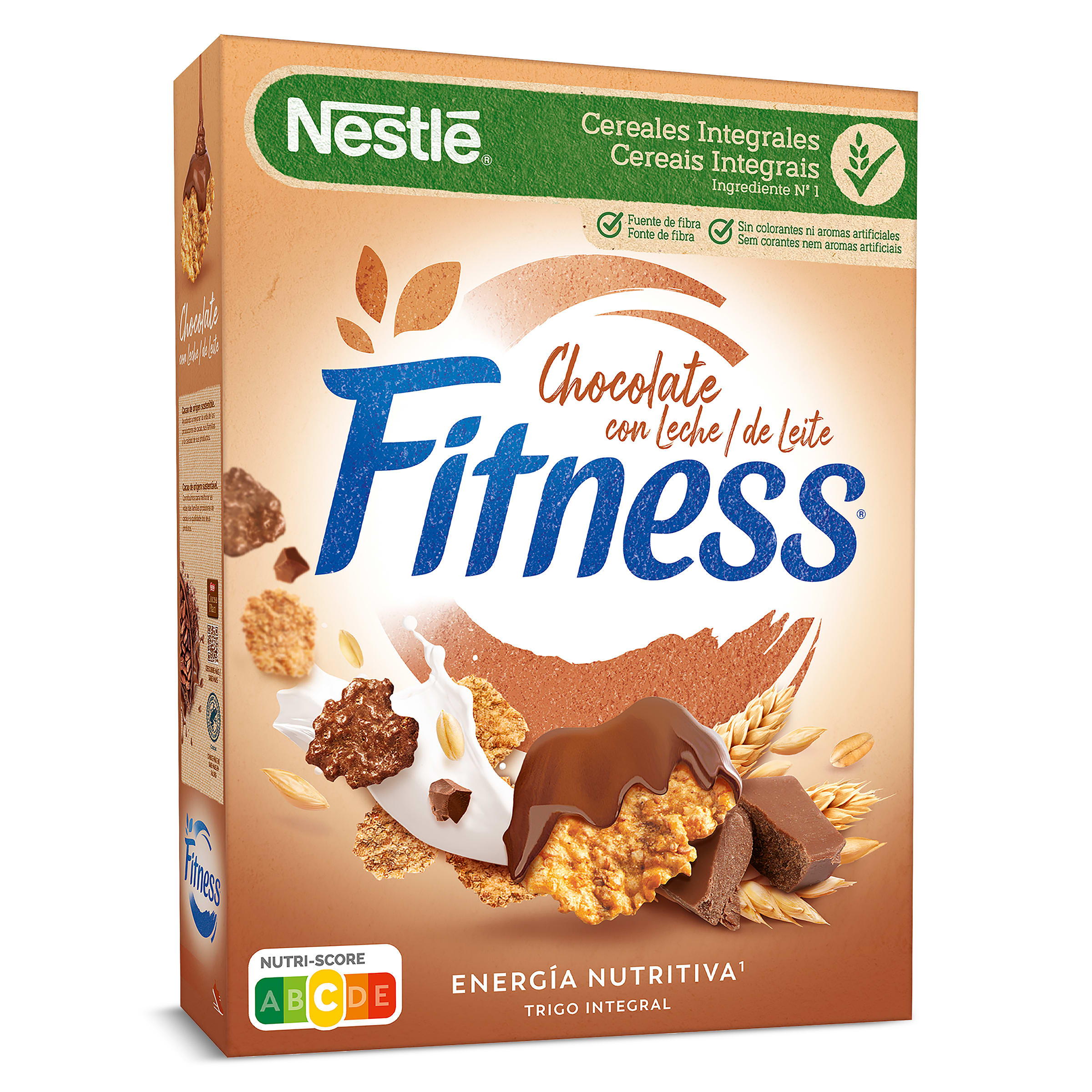 NESTLE cereales fitness chocolate paquete 375 gr