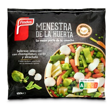 Menestra de la huerta Findus bolsa 650 g-0 Menestra de la huerta Findus bolsa 650 g-0