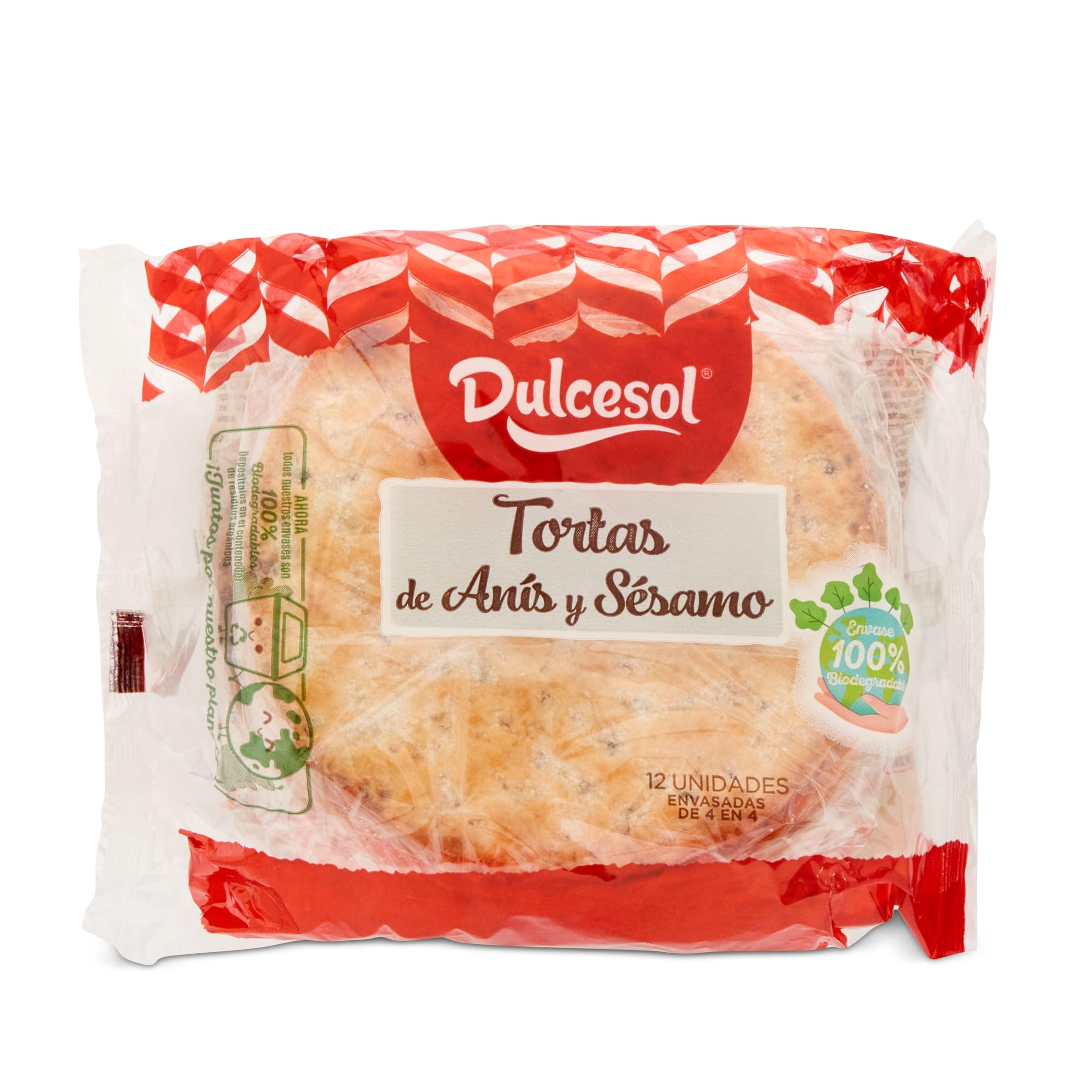 DULCESOL tortas de anís paquete 400 gr