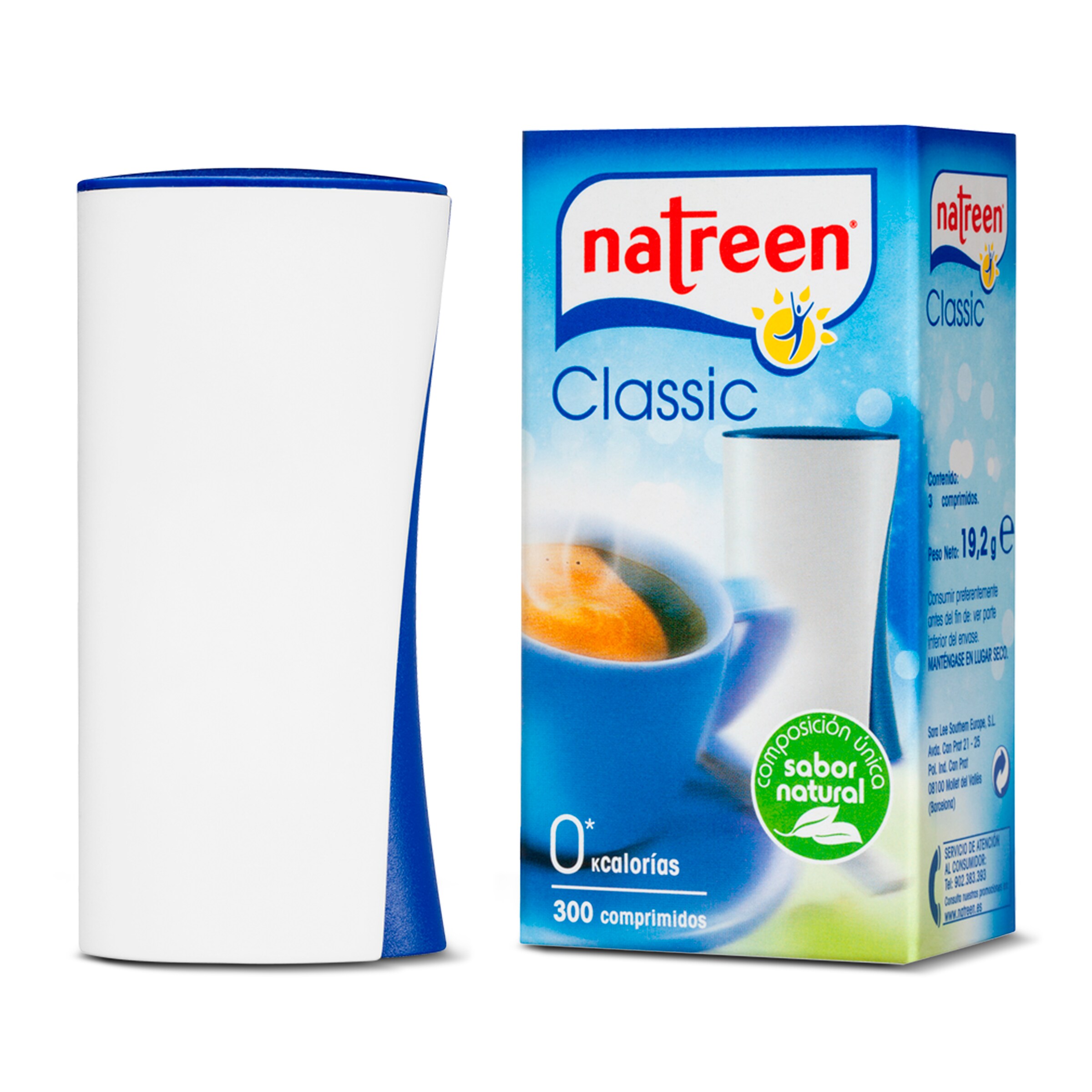 NATREEN clássic edulcorante dosificador 300 comprimidos
