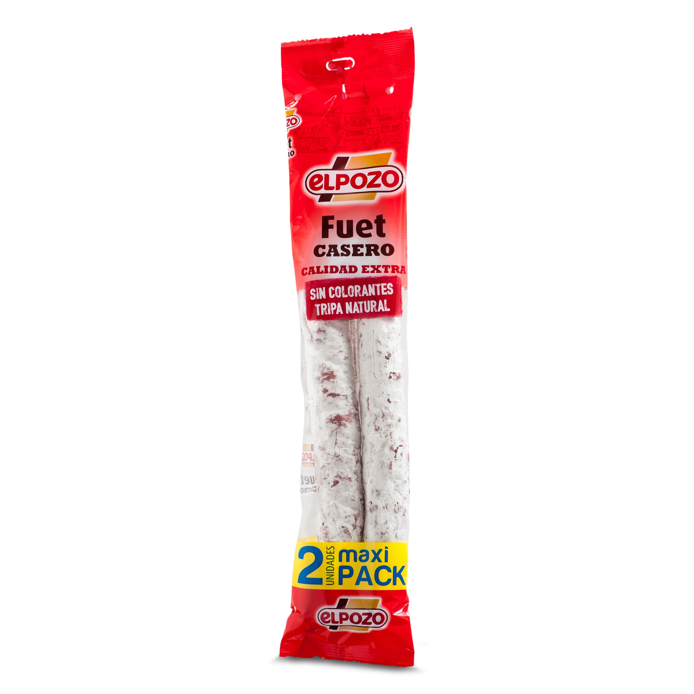 ELPOZO fuet casero pack 2 piezas de 150 gr