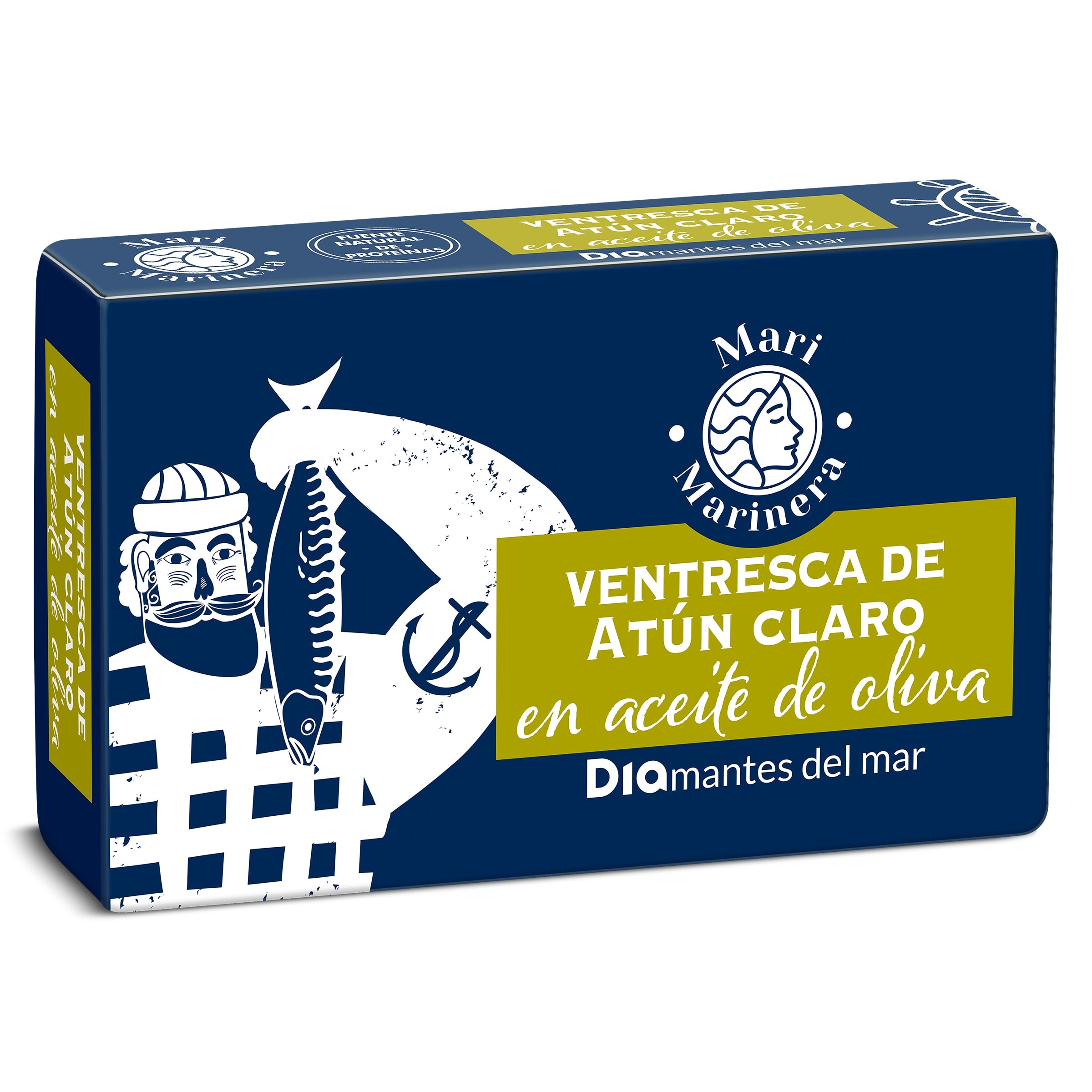 DIA MARI MARINERA ventresca de atún claro en aceite de oliva lata 78 gr