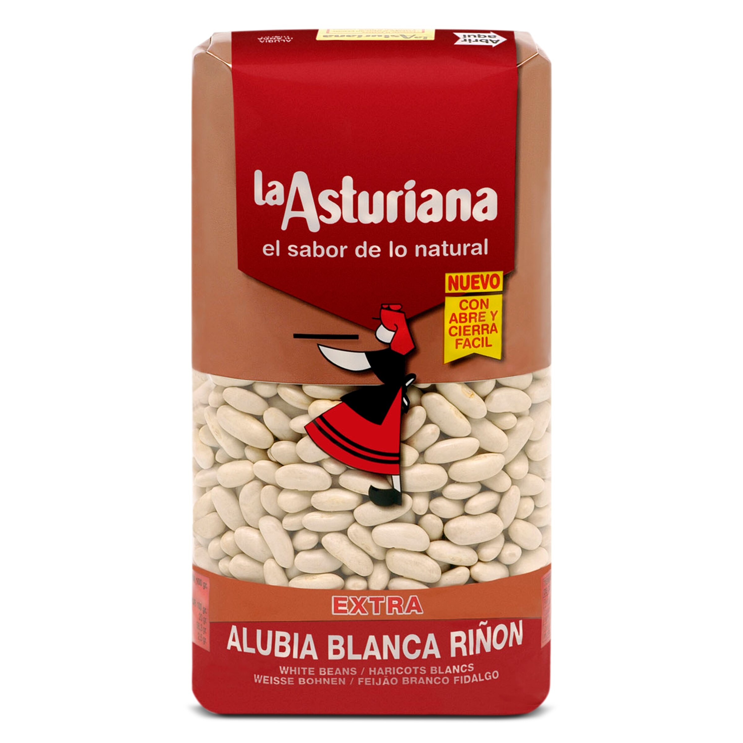 LA ASTURIANA alubia blanca paquete 1 Kg