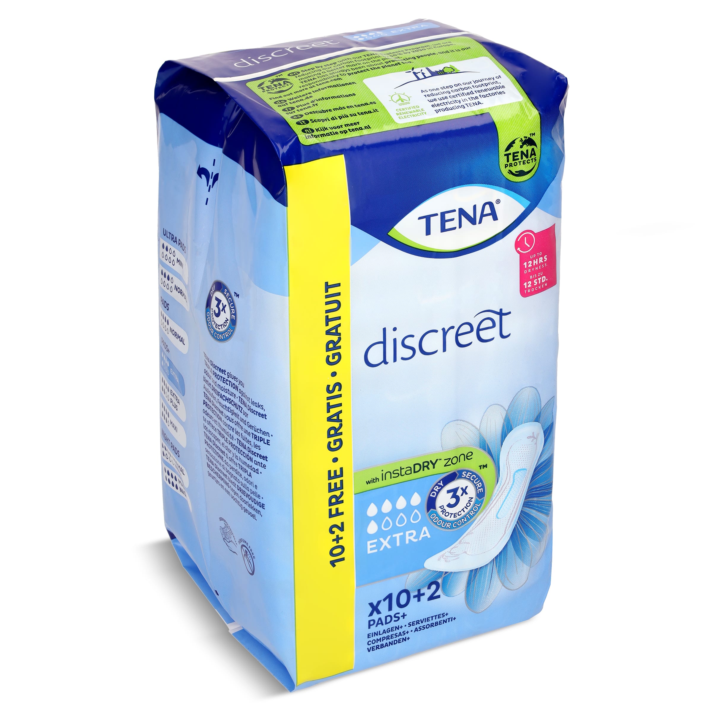 TENA Discreet compresas de incontinencia extra paquete 10 uds