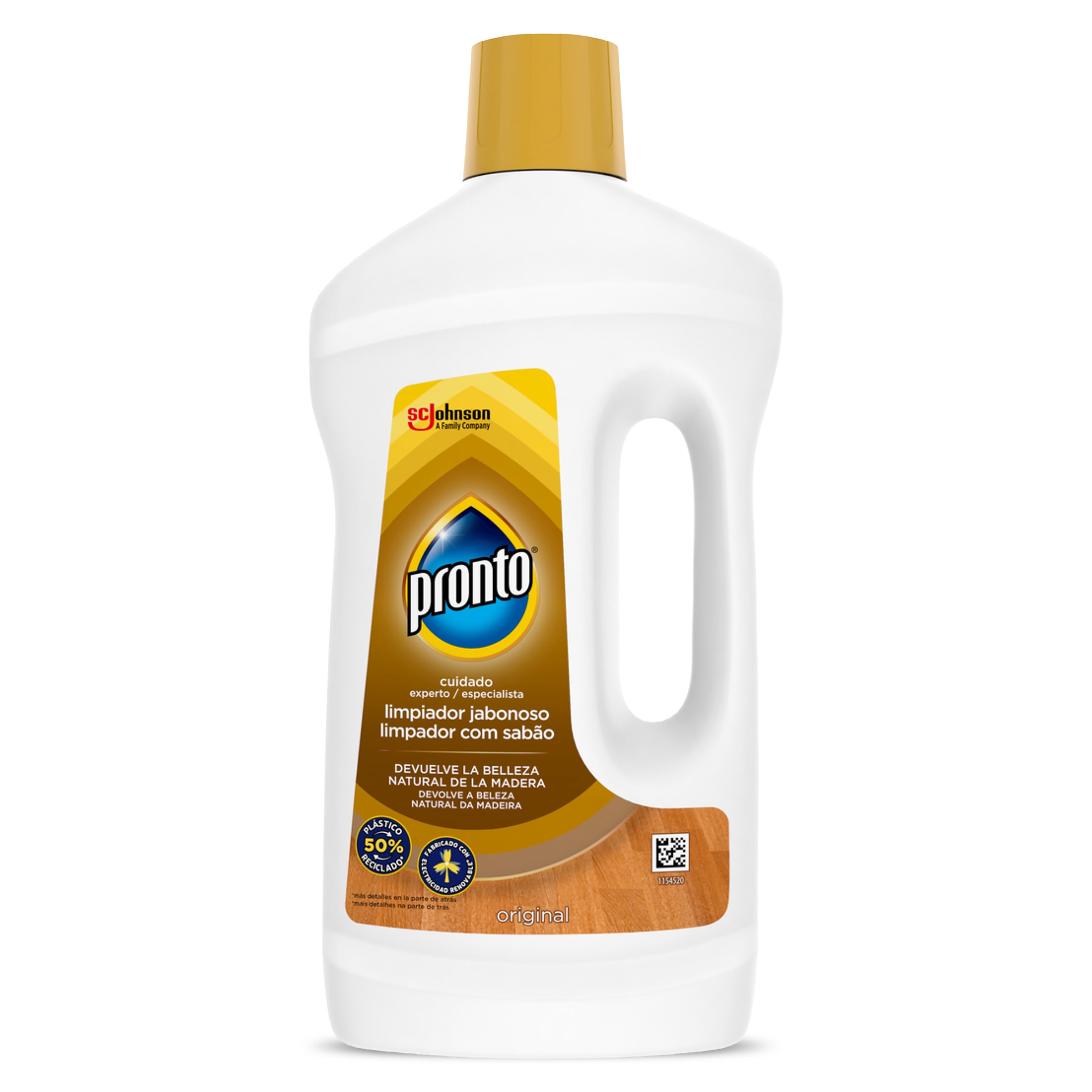PRONTO limpiador jabonoso de madera botella 750 ml