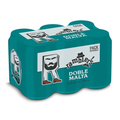 Cerveza doble malta Dia Ramblers pack 6 x 33 cl-0 Cerveza doble malta Dia Ramblers pack 6 x 33 cl-0