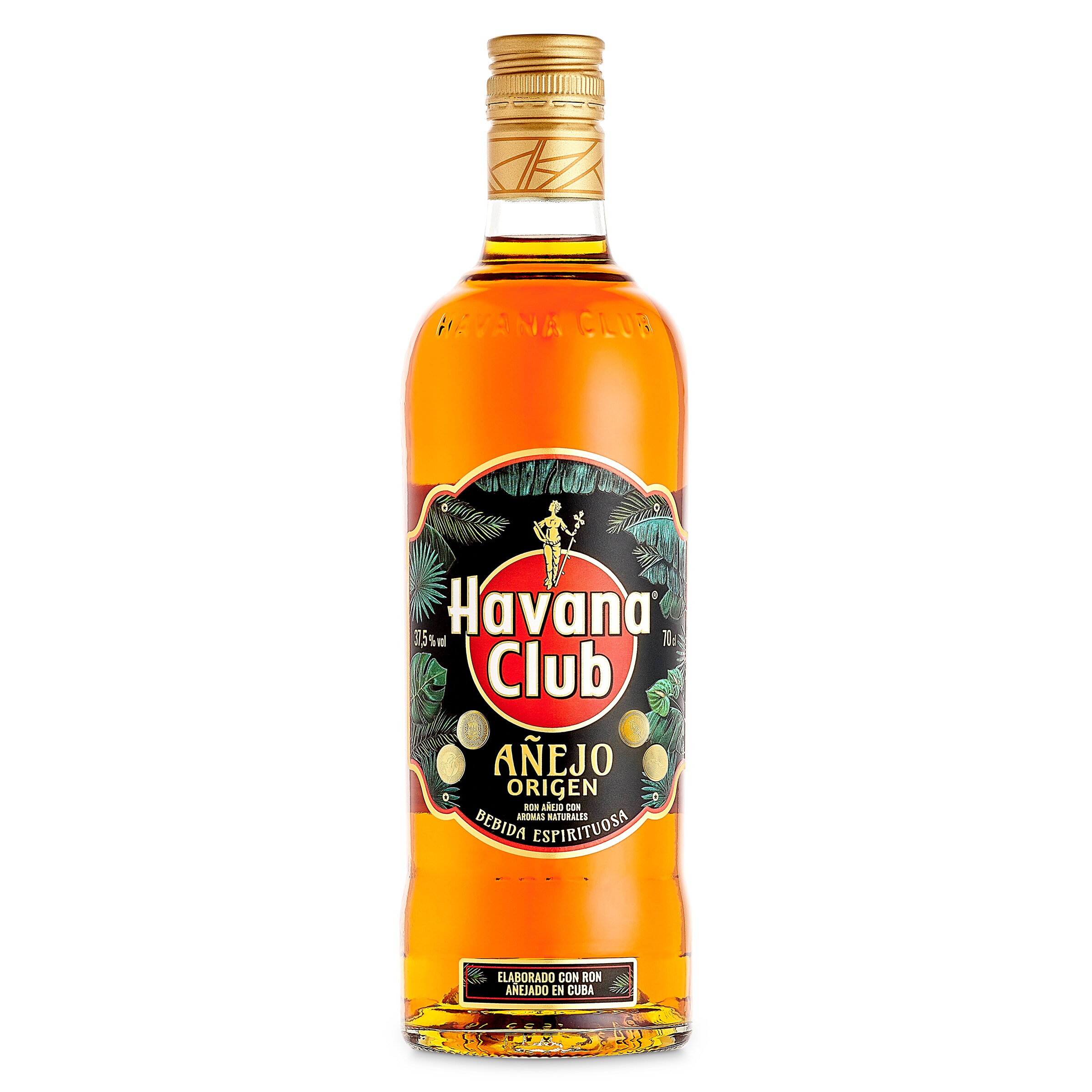 Ron añejo Havana botella 70 cl