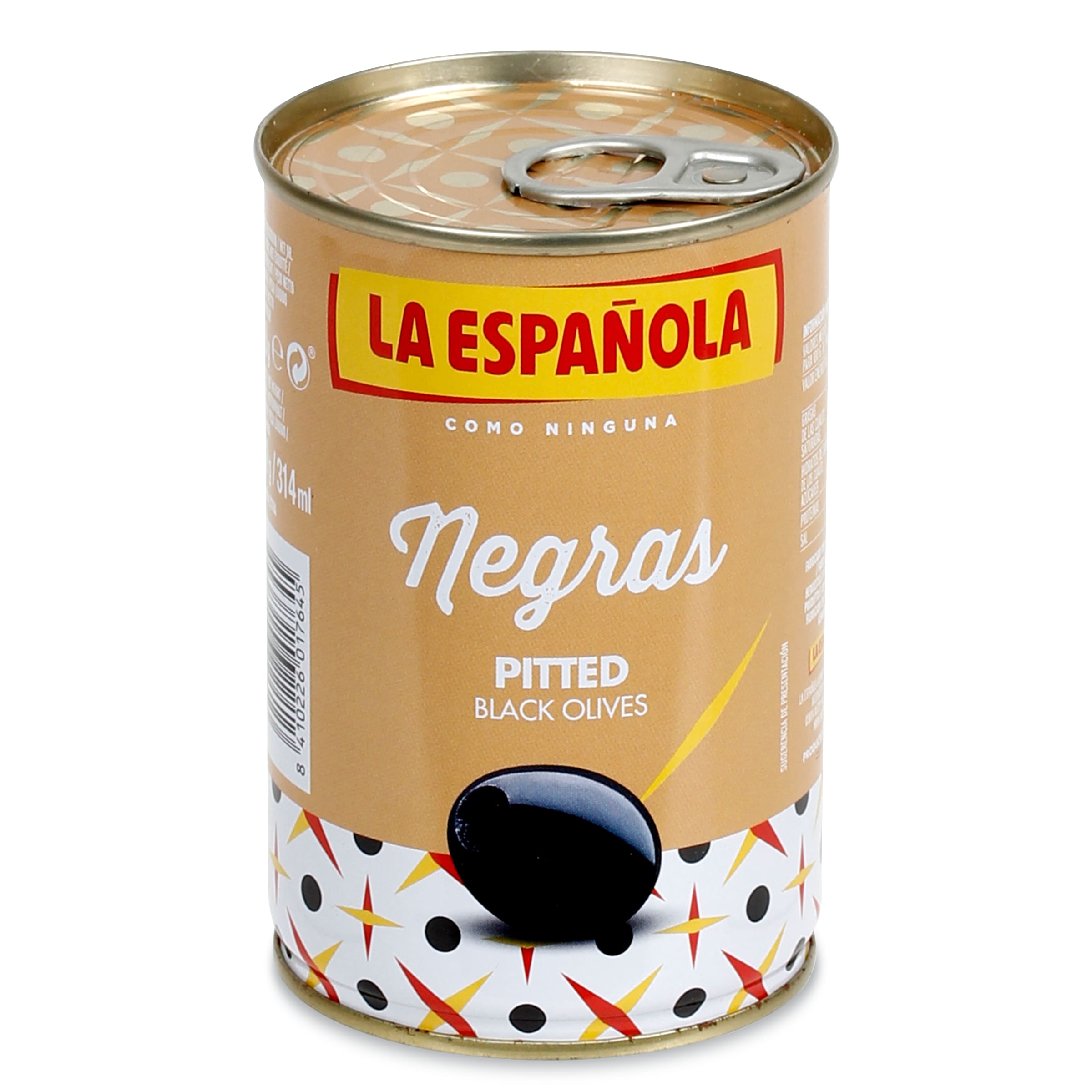 LA ESPAÑOLA aceitunas negras sin hueso lata 130 gr