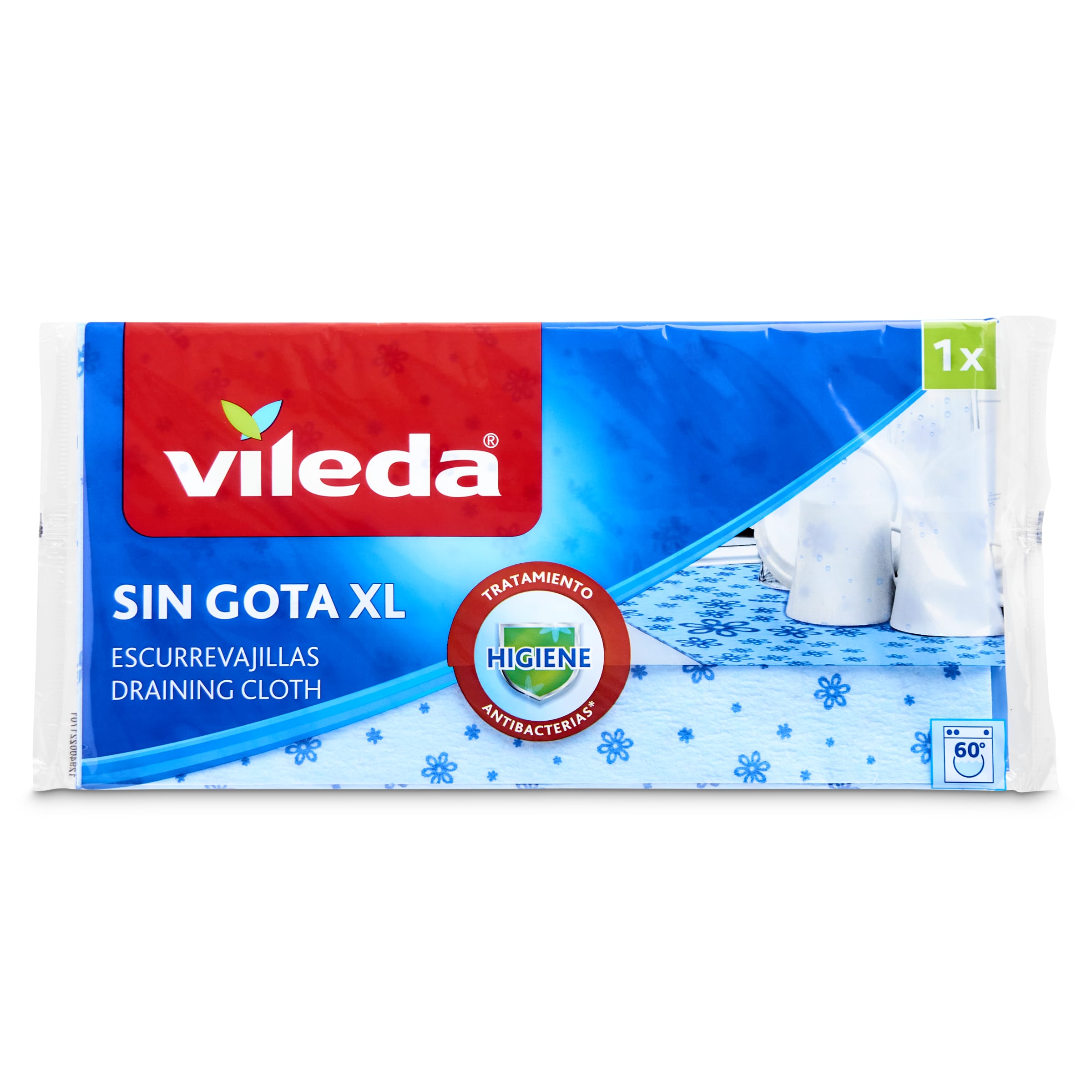 VILEDA bayeta escurrevajilla sin gota muy absorvente no se acartona 1 ud