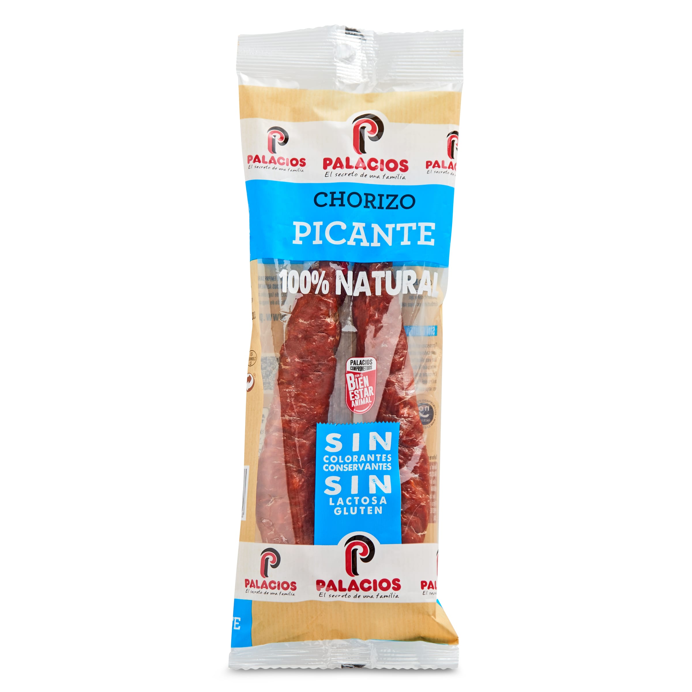 PALACIOS chorizo sarta picante pieza 250 gr