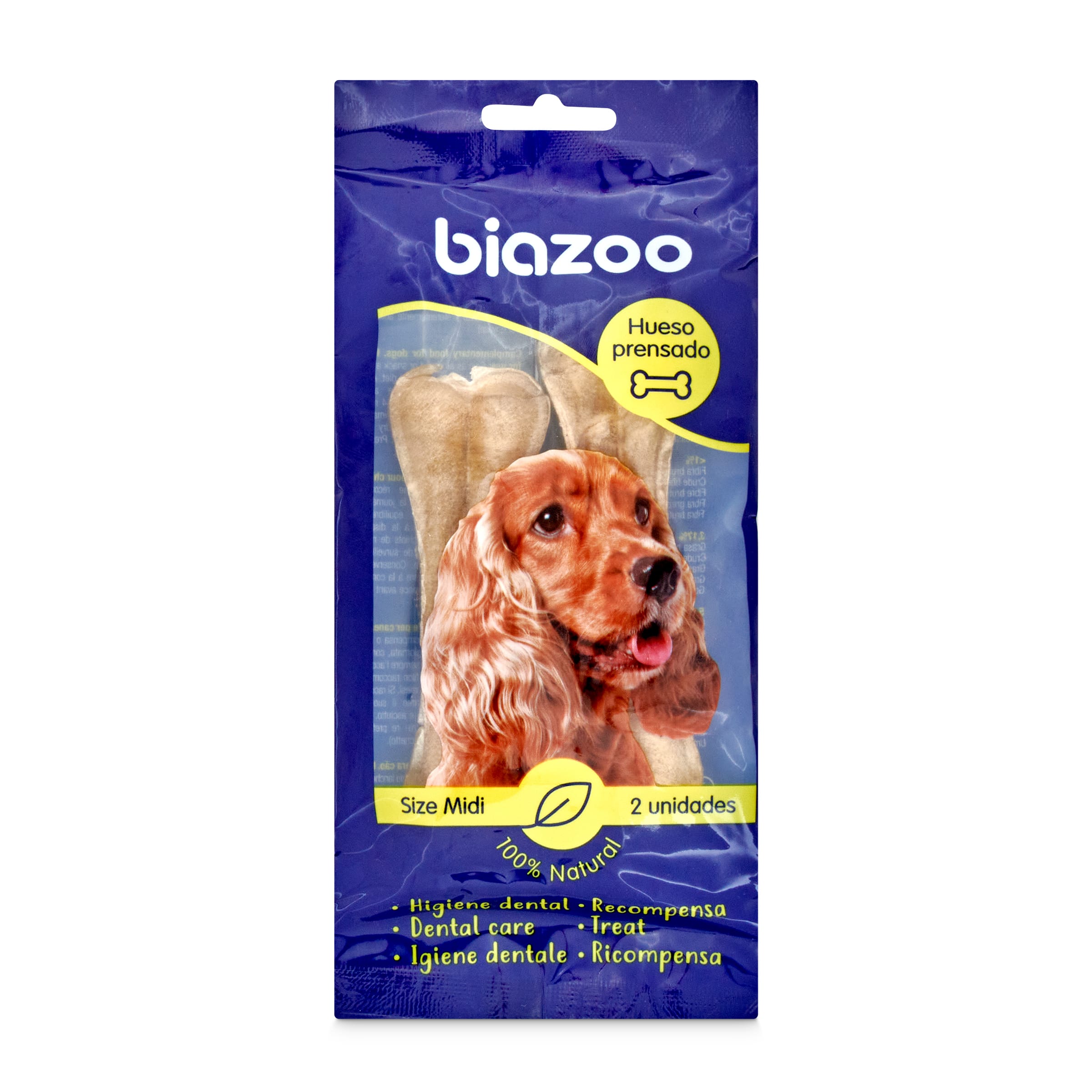 Hueso prensado para perros BIAZOO BOLSA 2 UD - Supermercados DIA